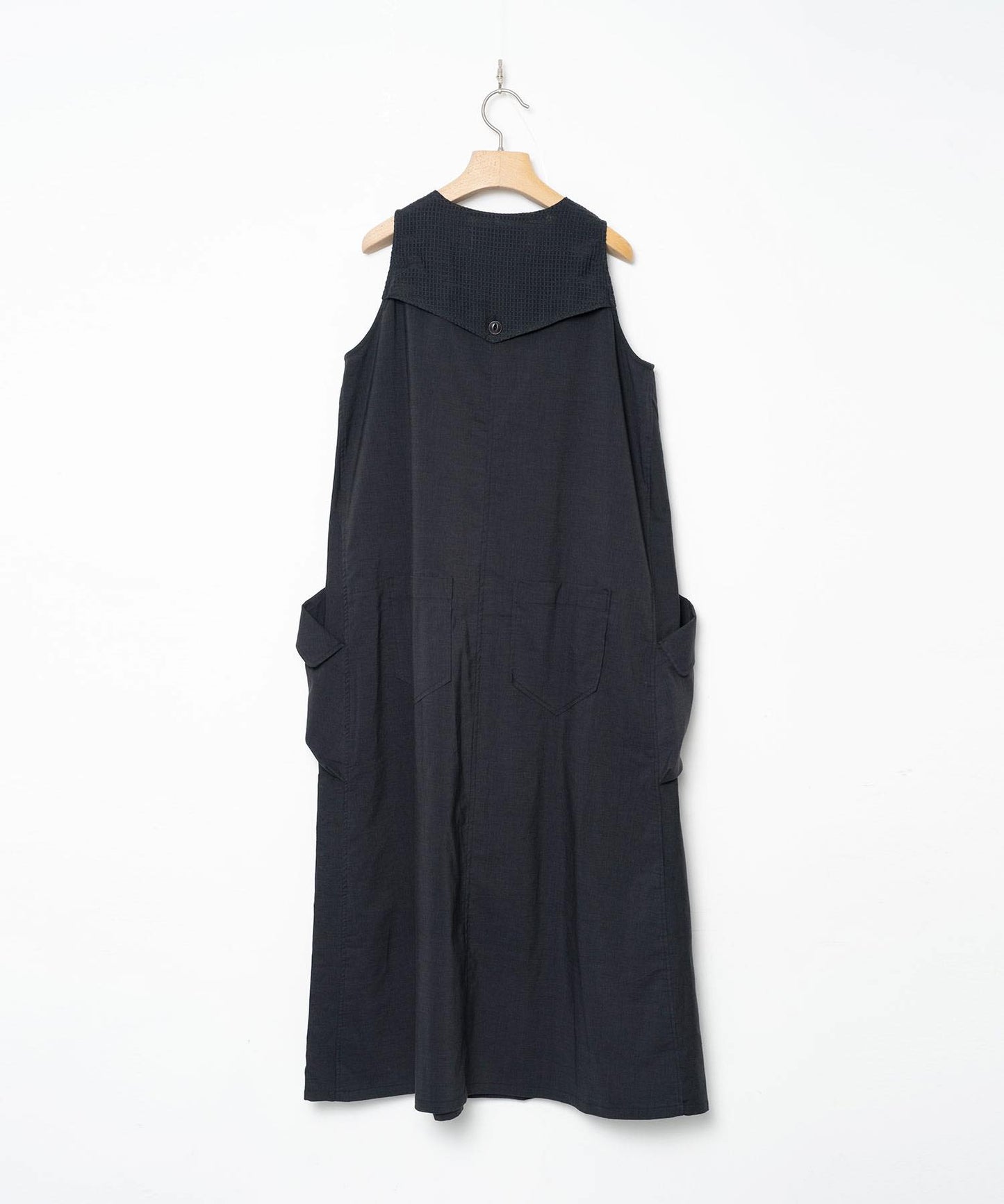 BEDSIDEDRAMA / Mixed Military Dress - BLACK