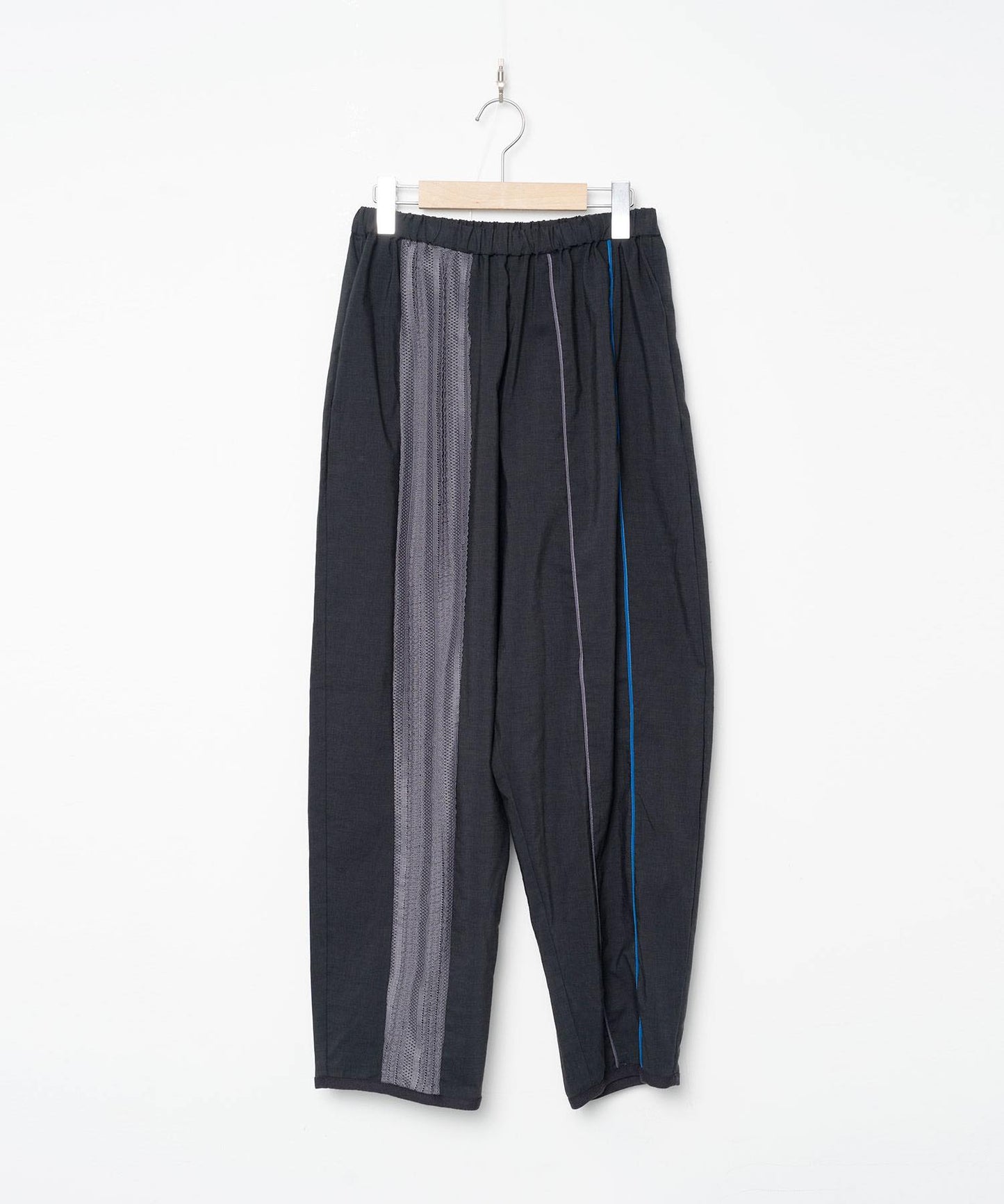 BEDSIDEDRAMA / Mixed Frill Pants - BLACK