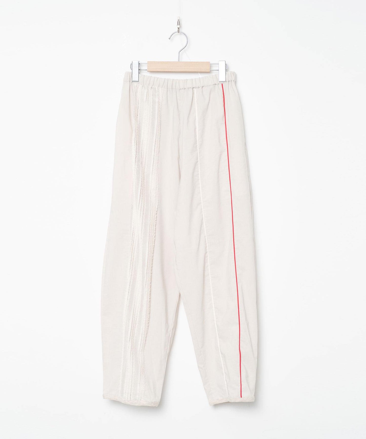 BEDSIDEDRAMA / Mixed Frill Pants - NATURAL
