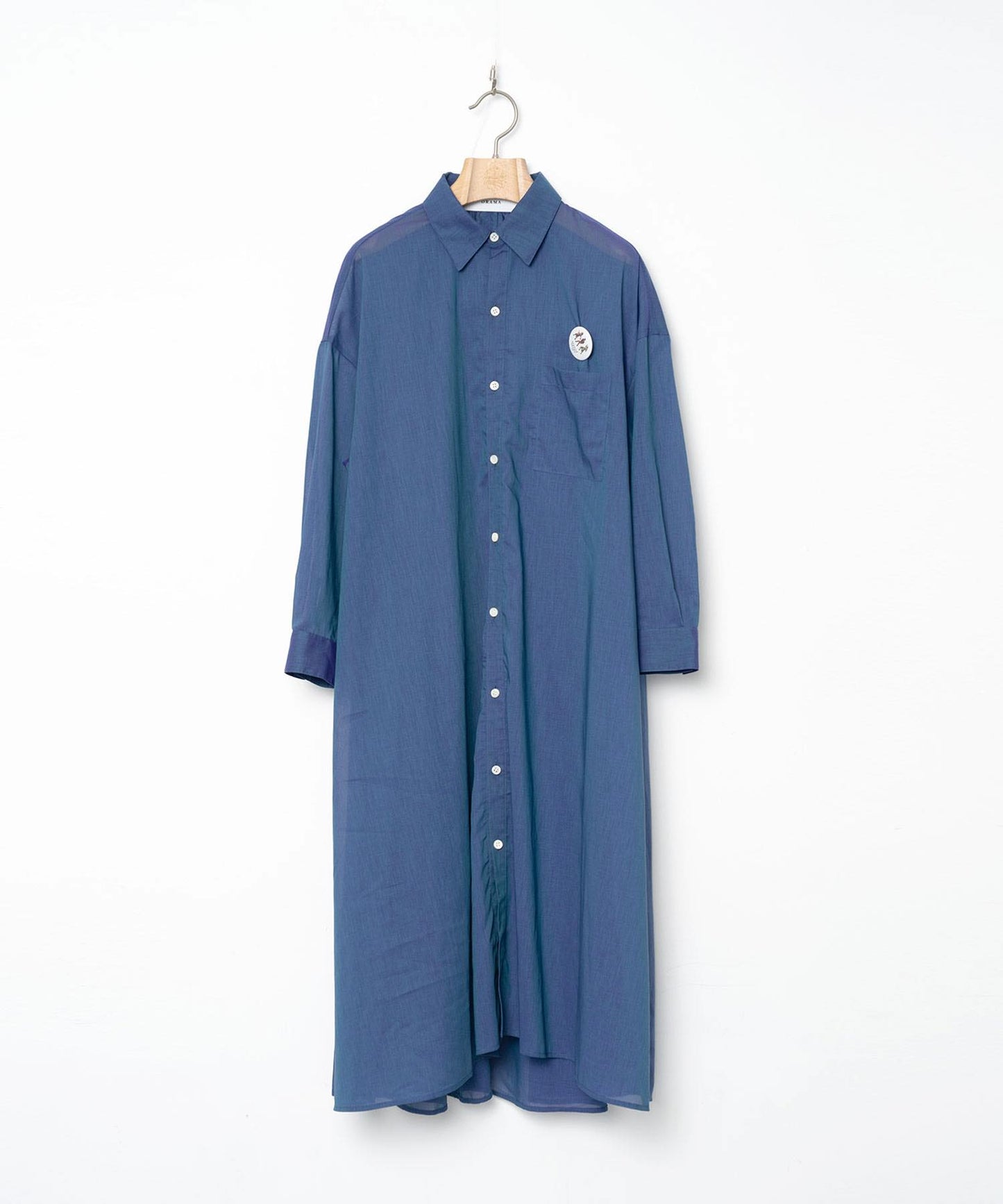 BEDSIDEDRAMA / Mirage Maxi Shirt - BLUE