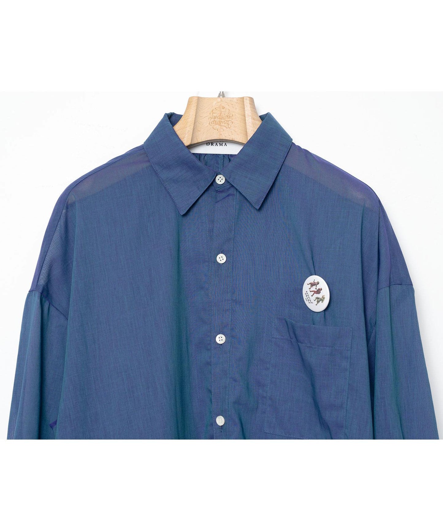 BEDSIDEDRAMA / Mirage Maxi Shirt - BLUE