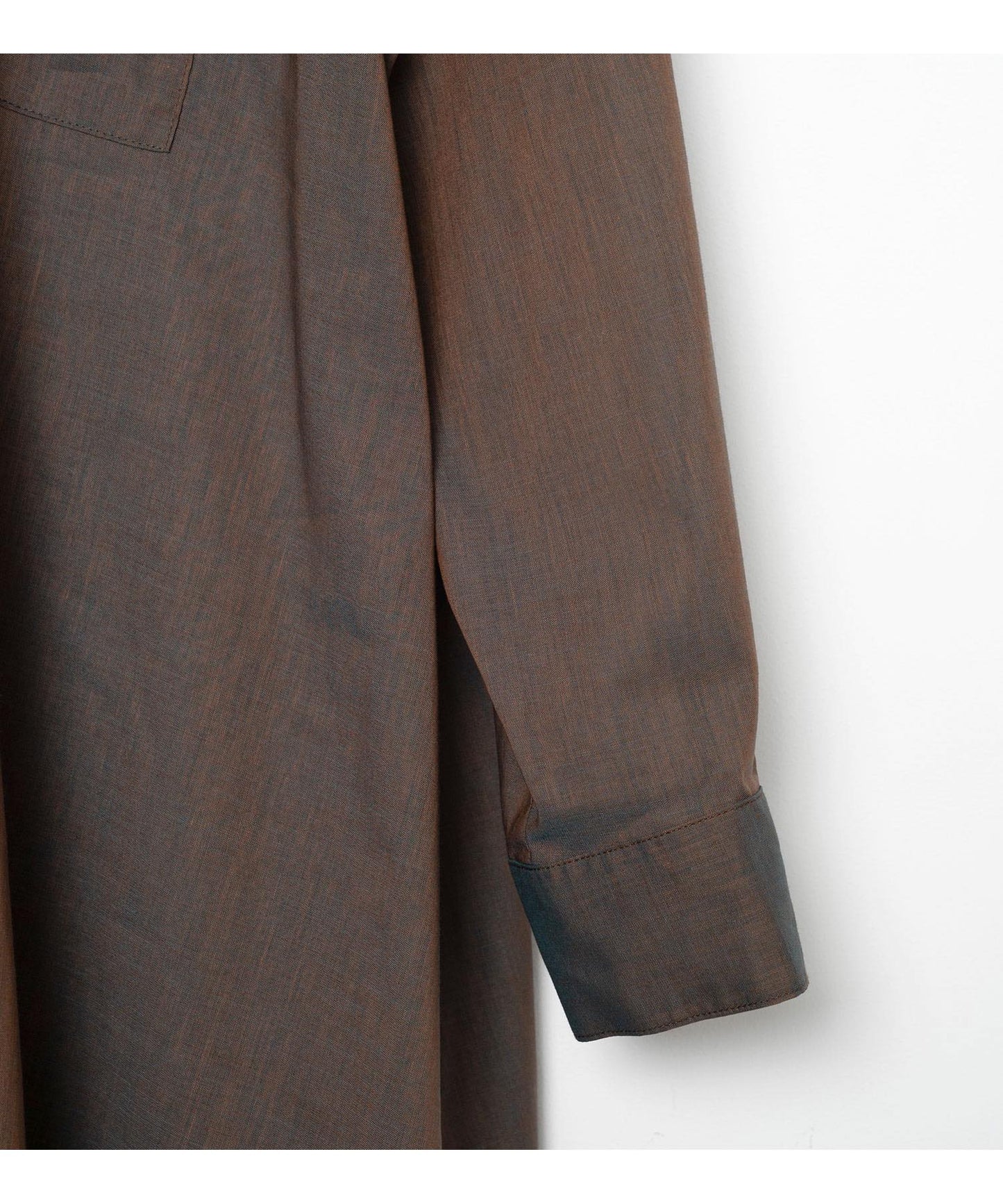 BEDSIDEDRAMA / Mirage Maxi Shirt - BROWN