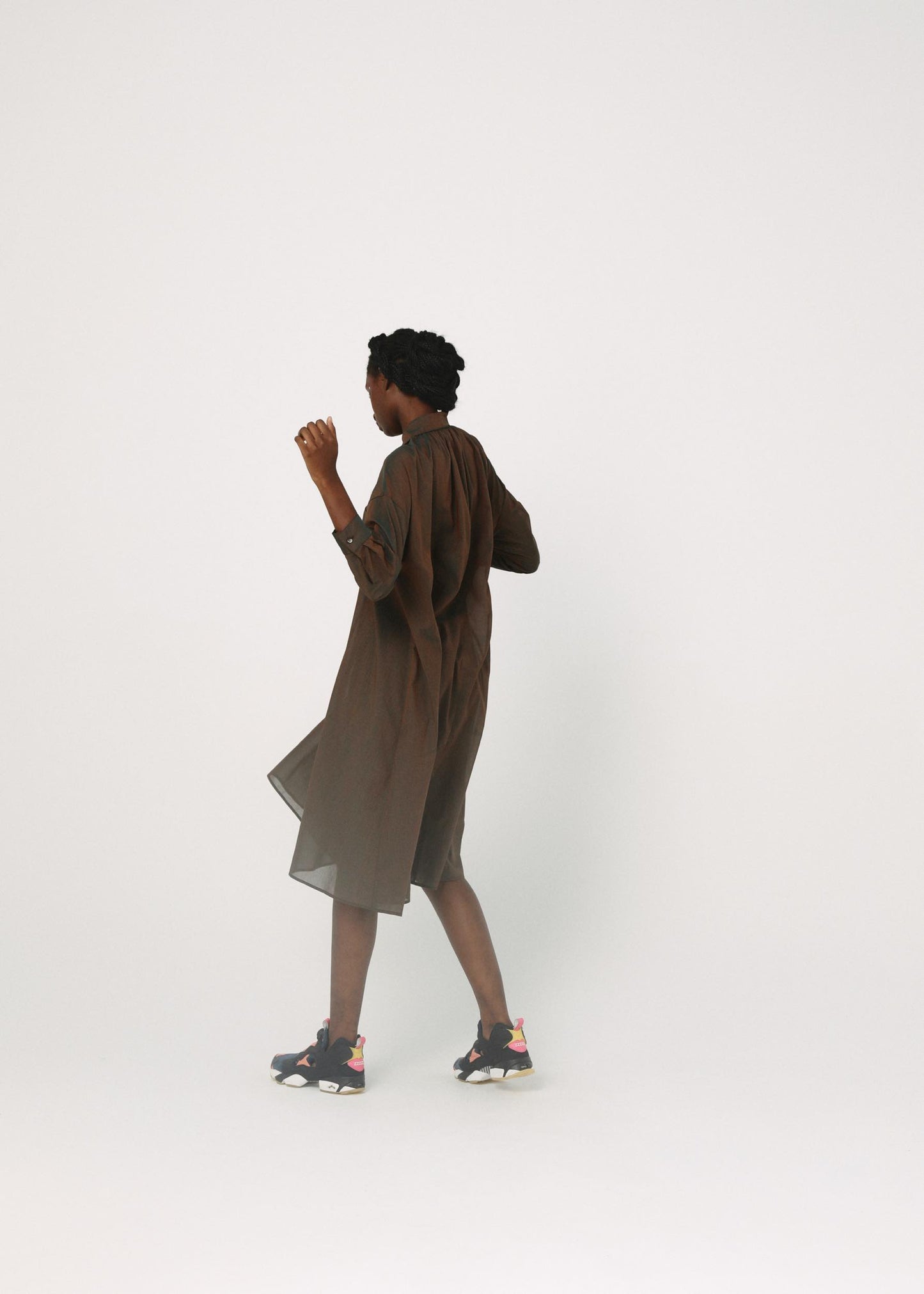 BEDSIDEDRAMA / Mirage Maxi Shirt - BROWN