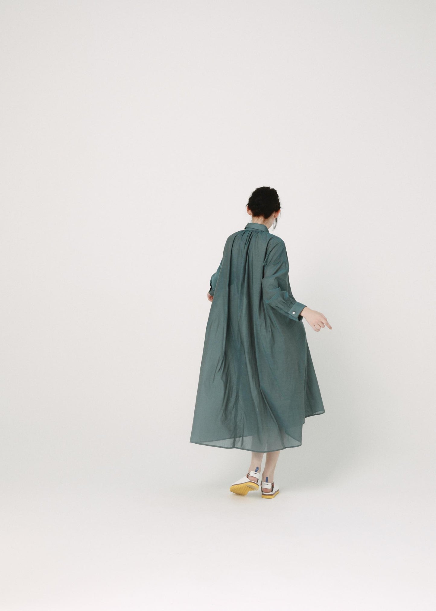 BEDSIDEDRAMA / Mirage Maxi Shirt - GREEN