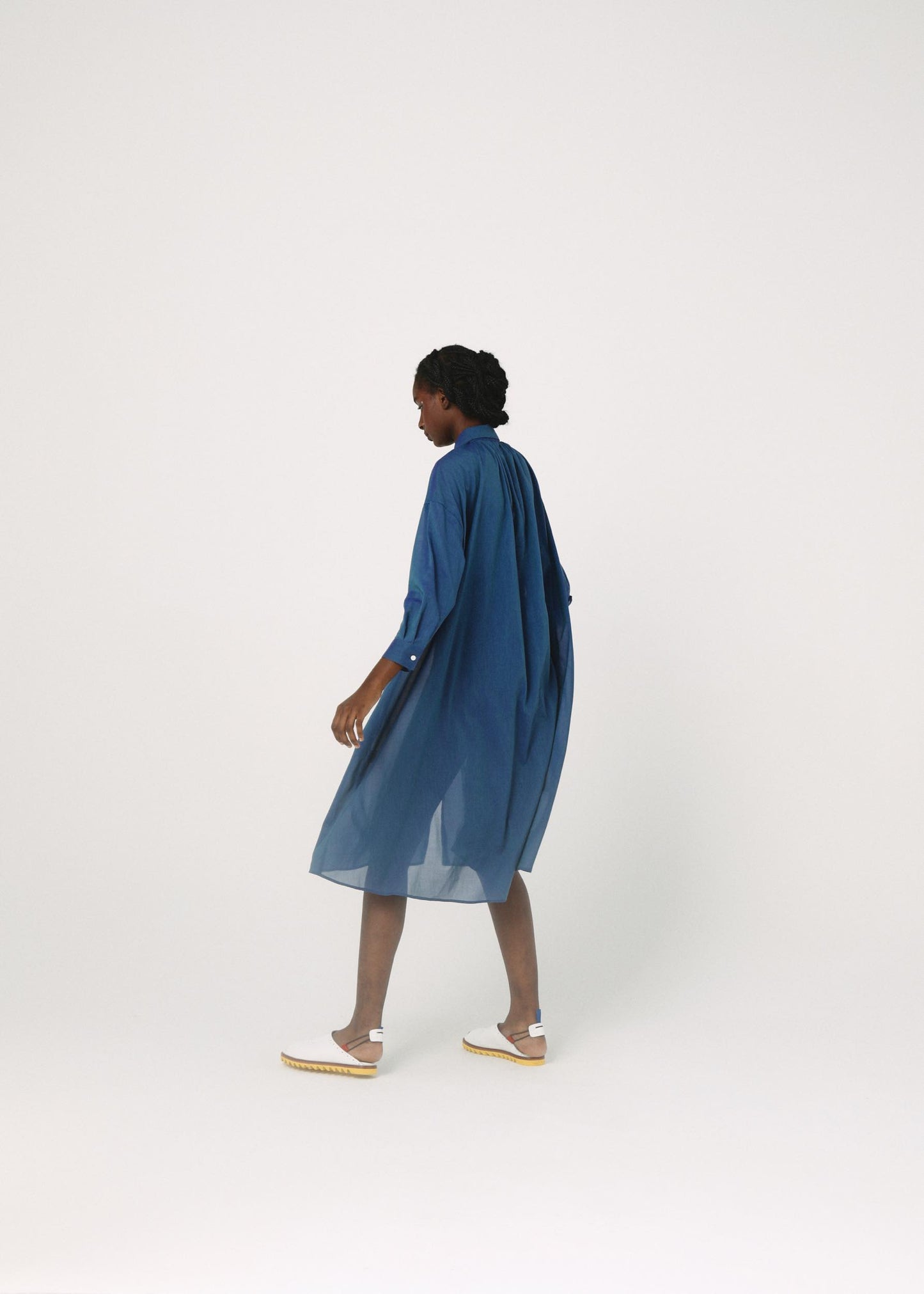 BEDSIDEDRAMA / Mirage Maxi Shirt - BLUE
