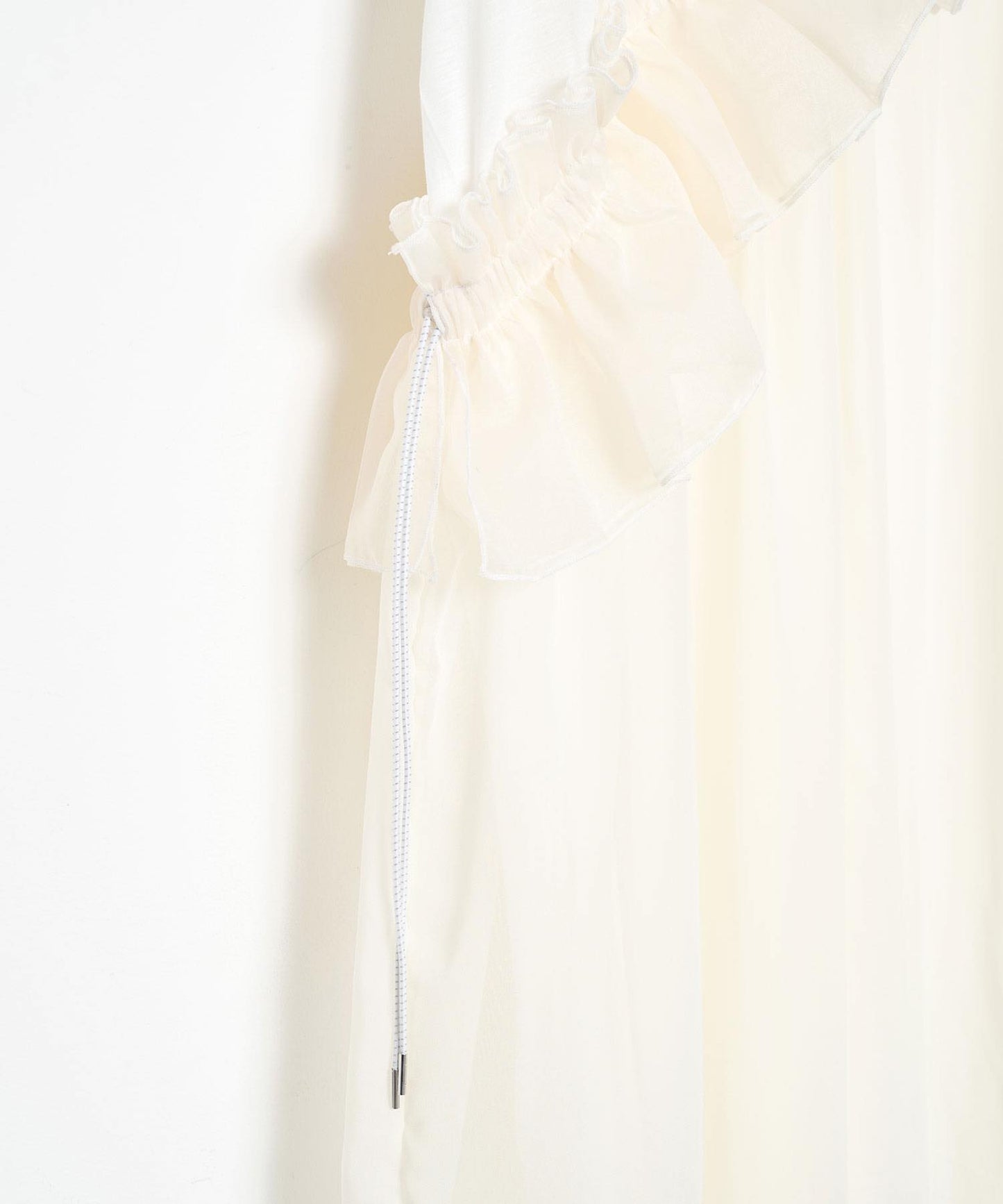 BEDSIDEDRAMA / Tutu Frill Tee Dress - WHITE