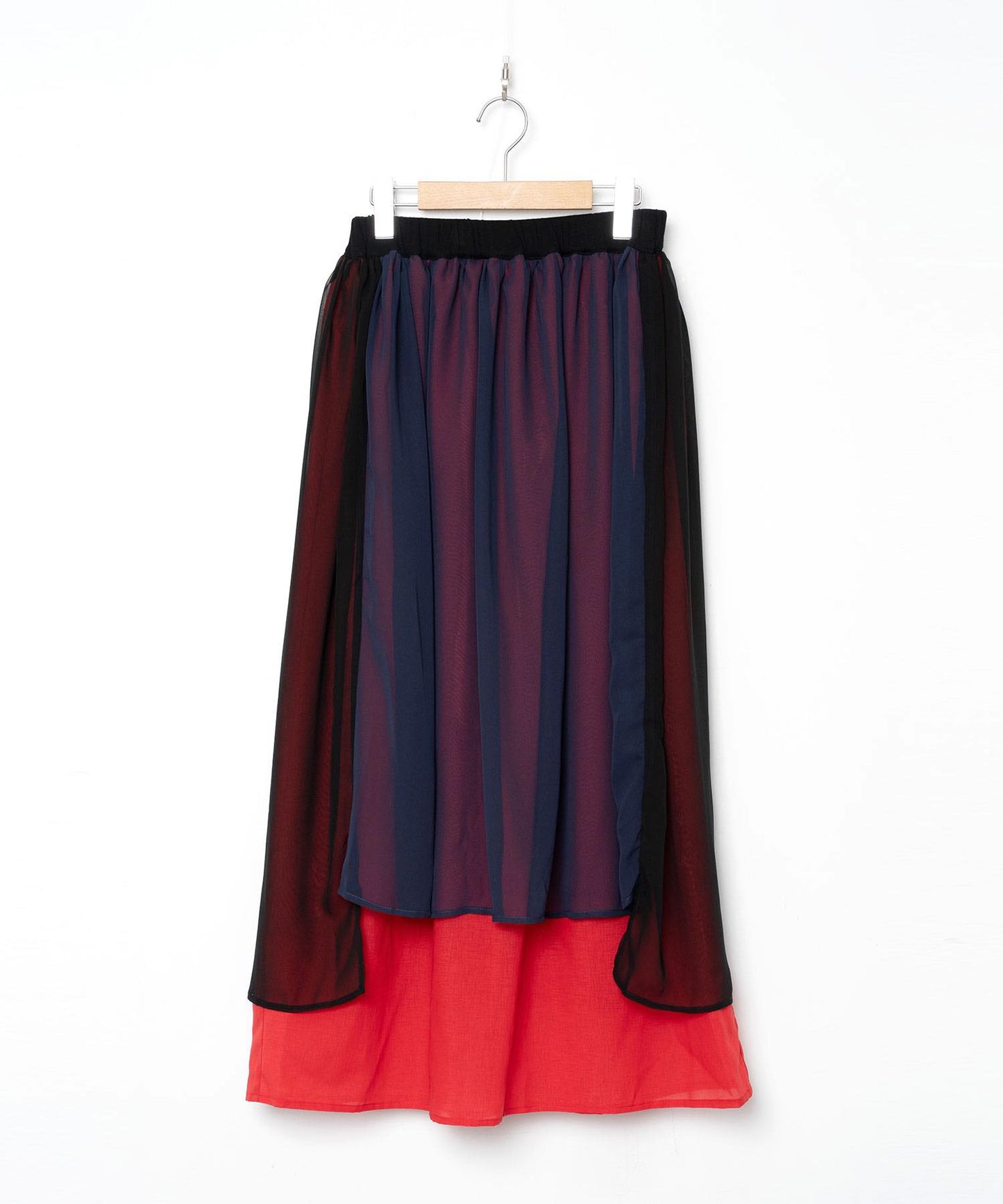BEDSIDEDRAMA / Mirage Layer Skirt - BLACK