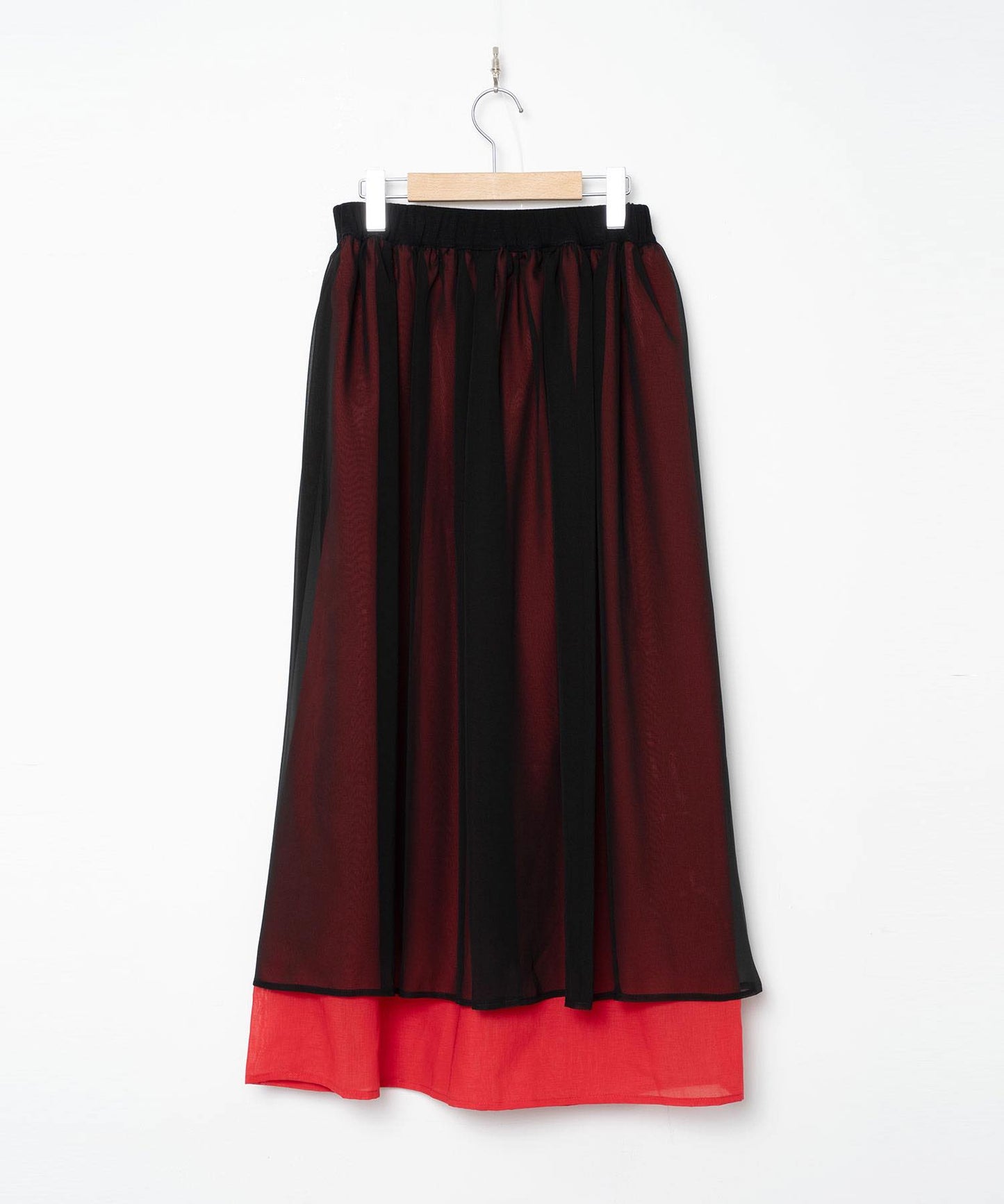 BEDSIDEDRAMA / Mirage Layer Skirt - BLACK