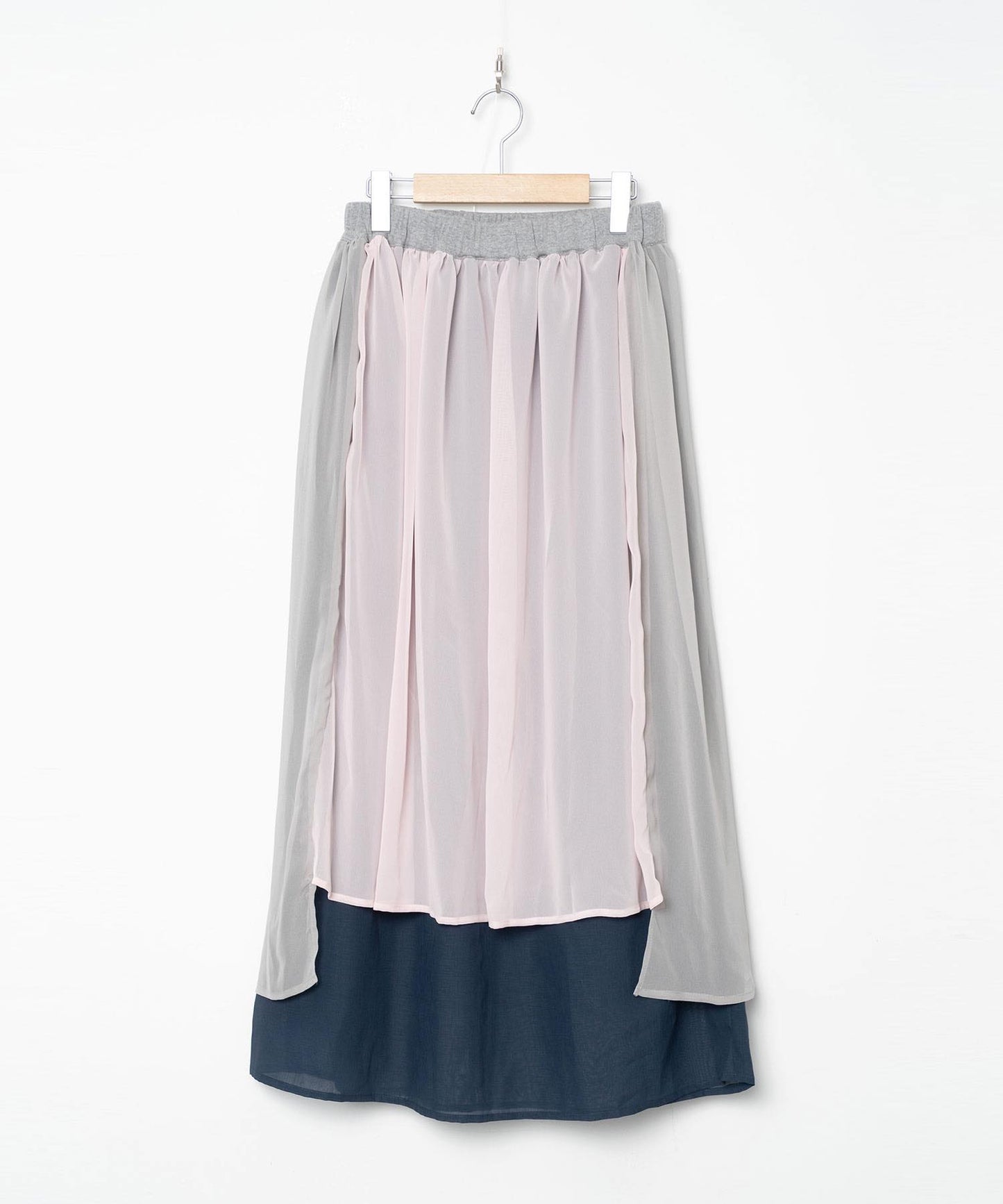 BEDSIDEDRAMA / Mirage Layer Skirt - GREY