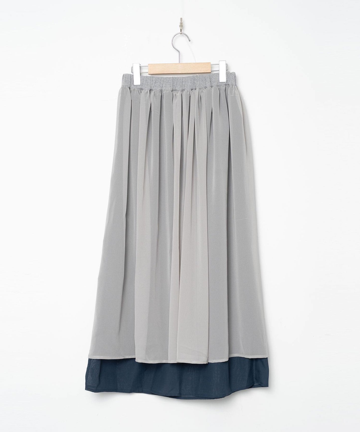 BEDSIDEDRAMA / Mirage Layer Skirt - GREY