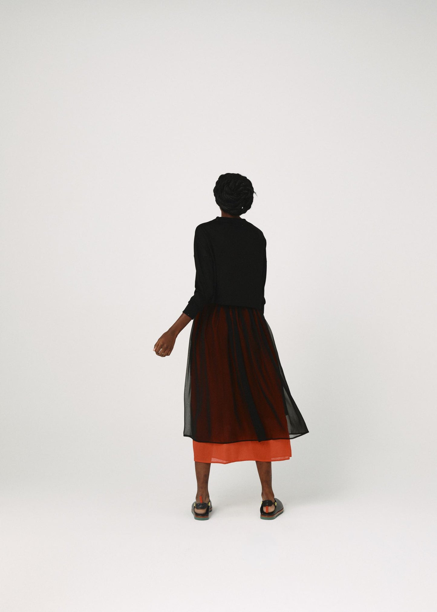 BEDSIDEDRAMA / Mirage Layer Skirt - BLACK
