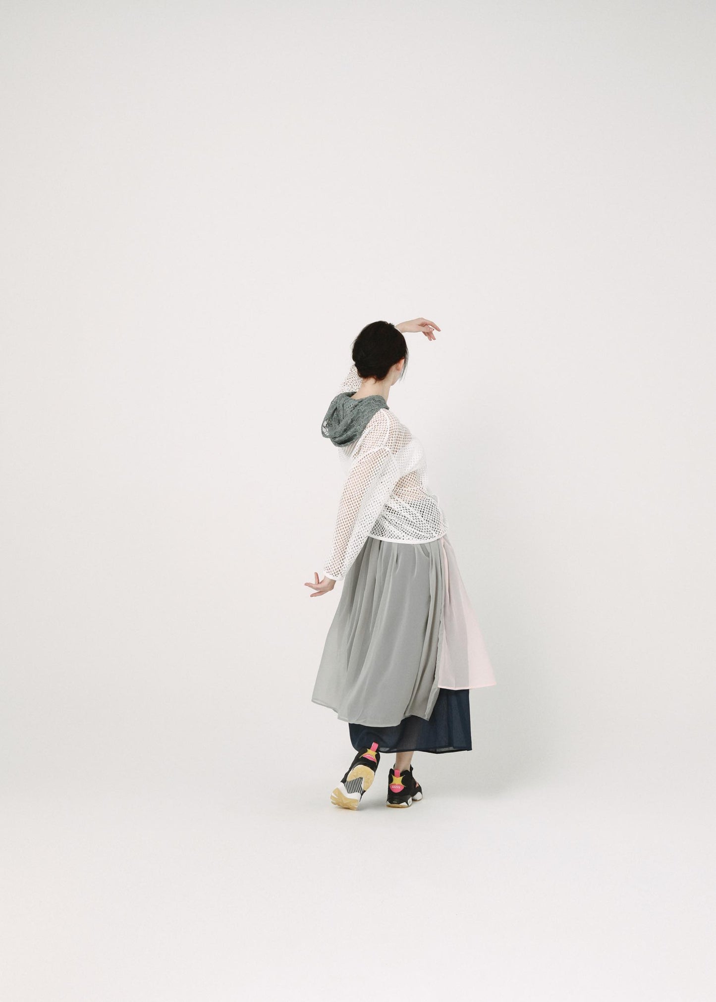 BEDSIDEDRAMA / Mirage Layer Skirt - GREY