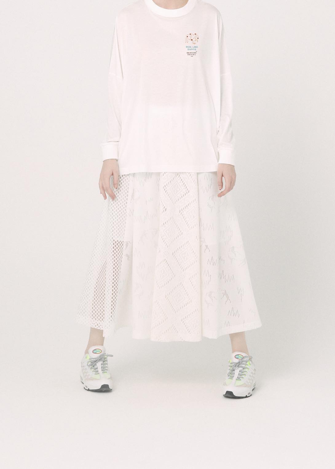 BEDSIDEDRAMA / Dancing Lace Culottes - WHITE