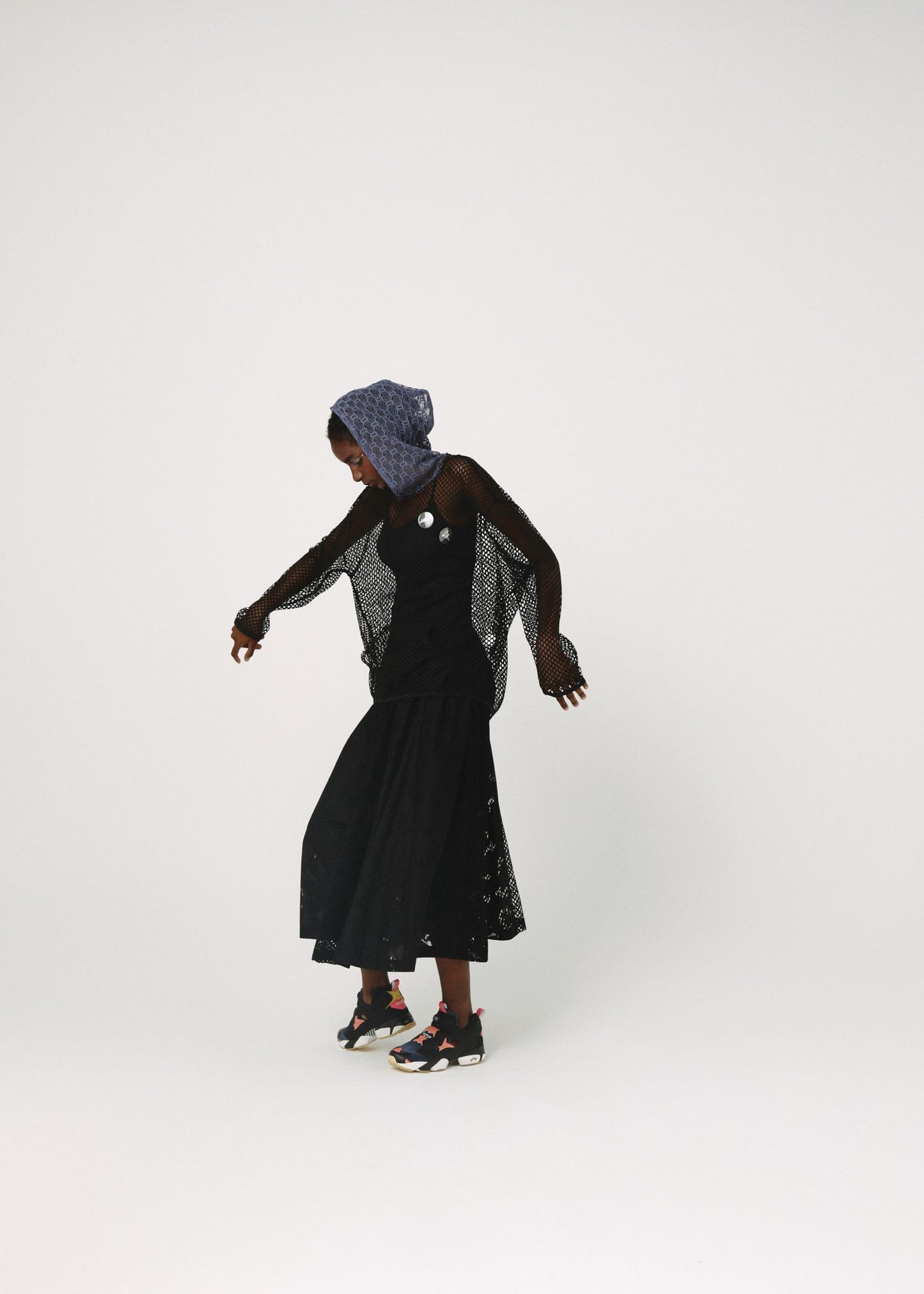 BEDSIDEDRAMA / Dancing Lace Culottes - BLACK