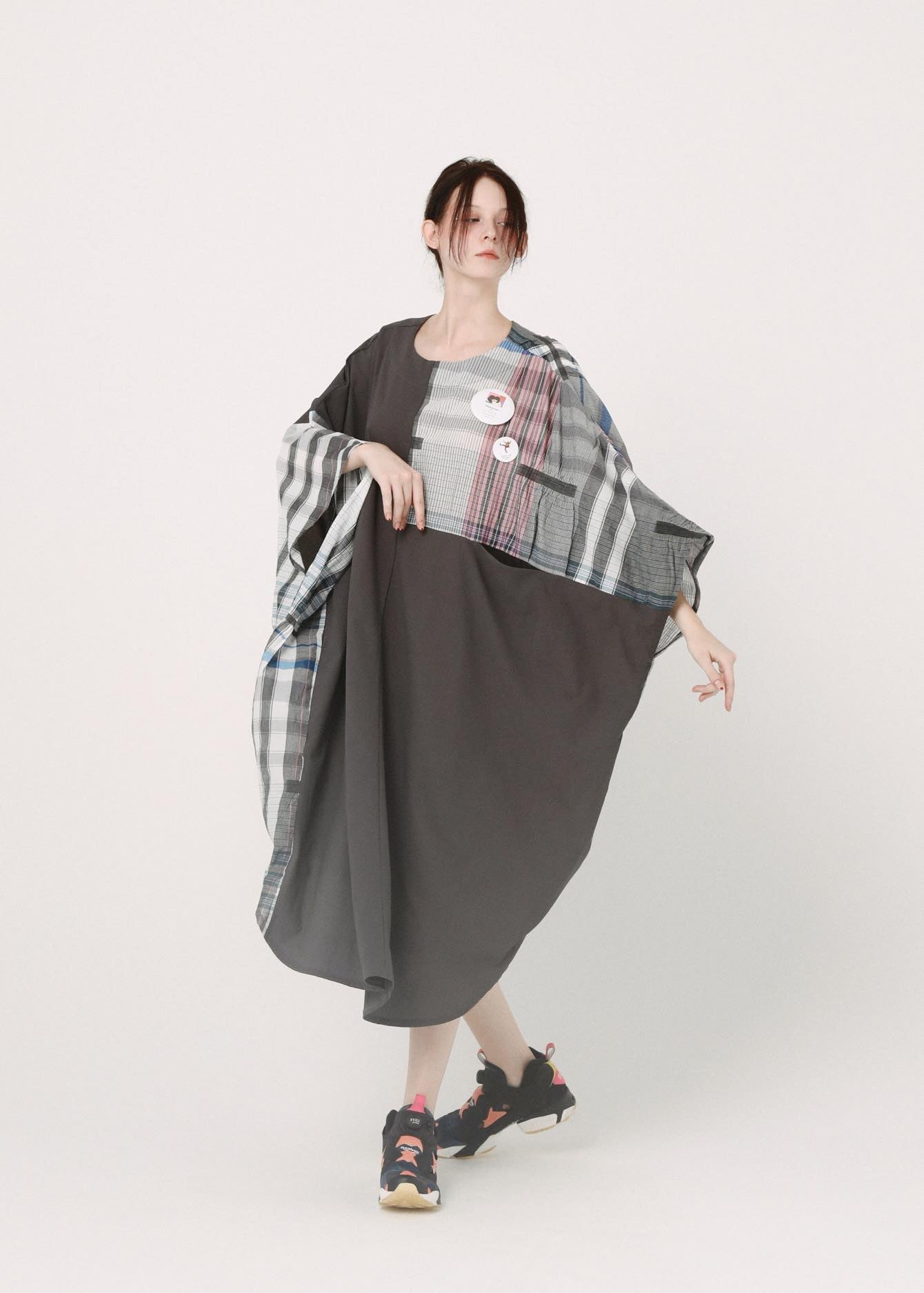 BEDSIDEDRAMA / Dress Maxi One-piece - GRAY