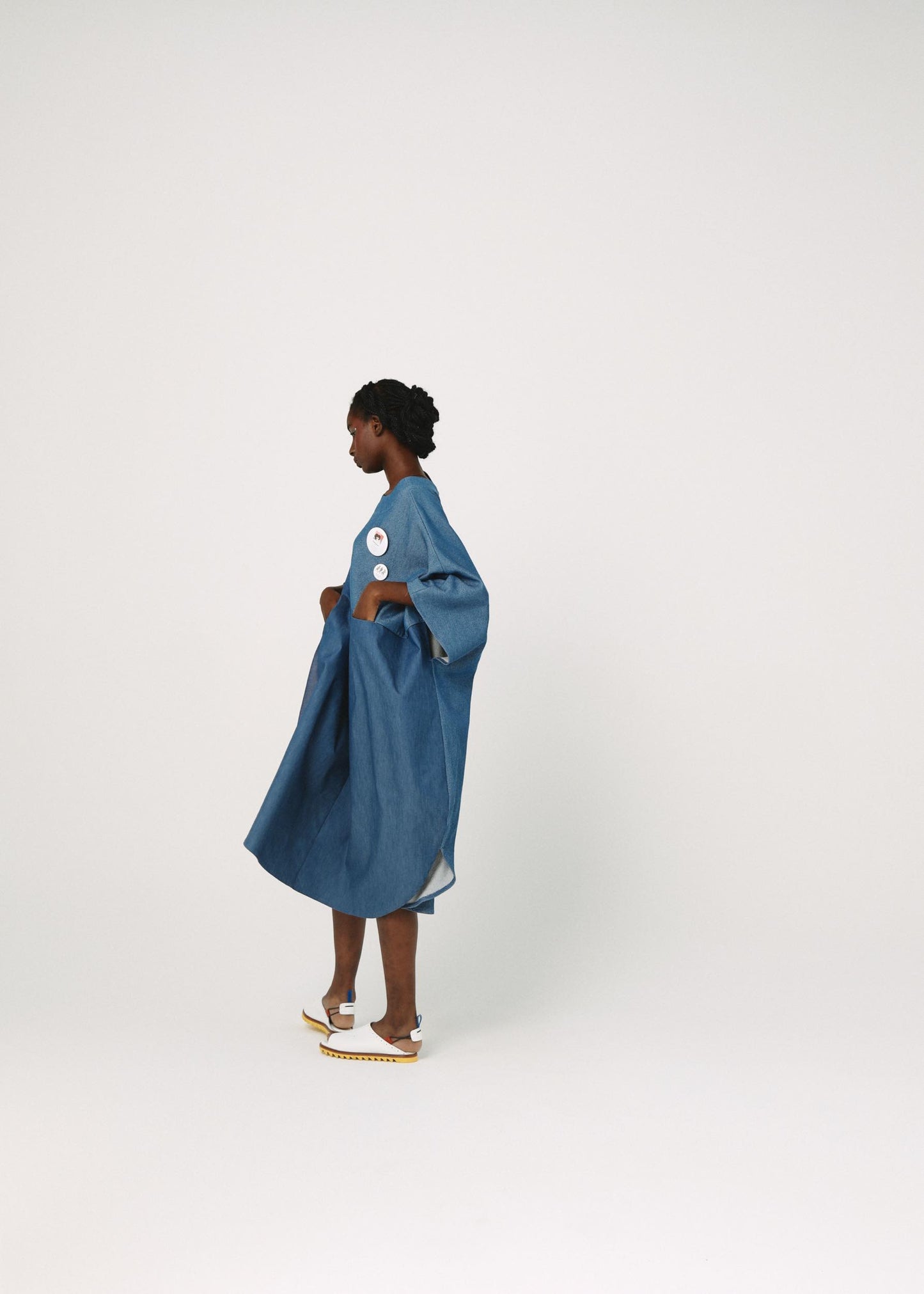 BEDSIDEDRAMA / Dress Maxi One-piece - BLUE
