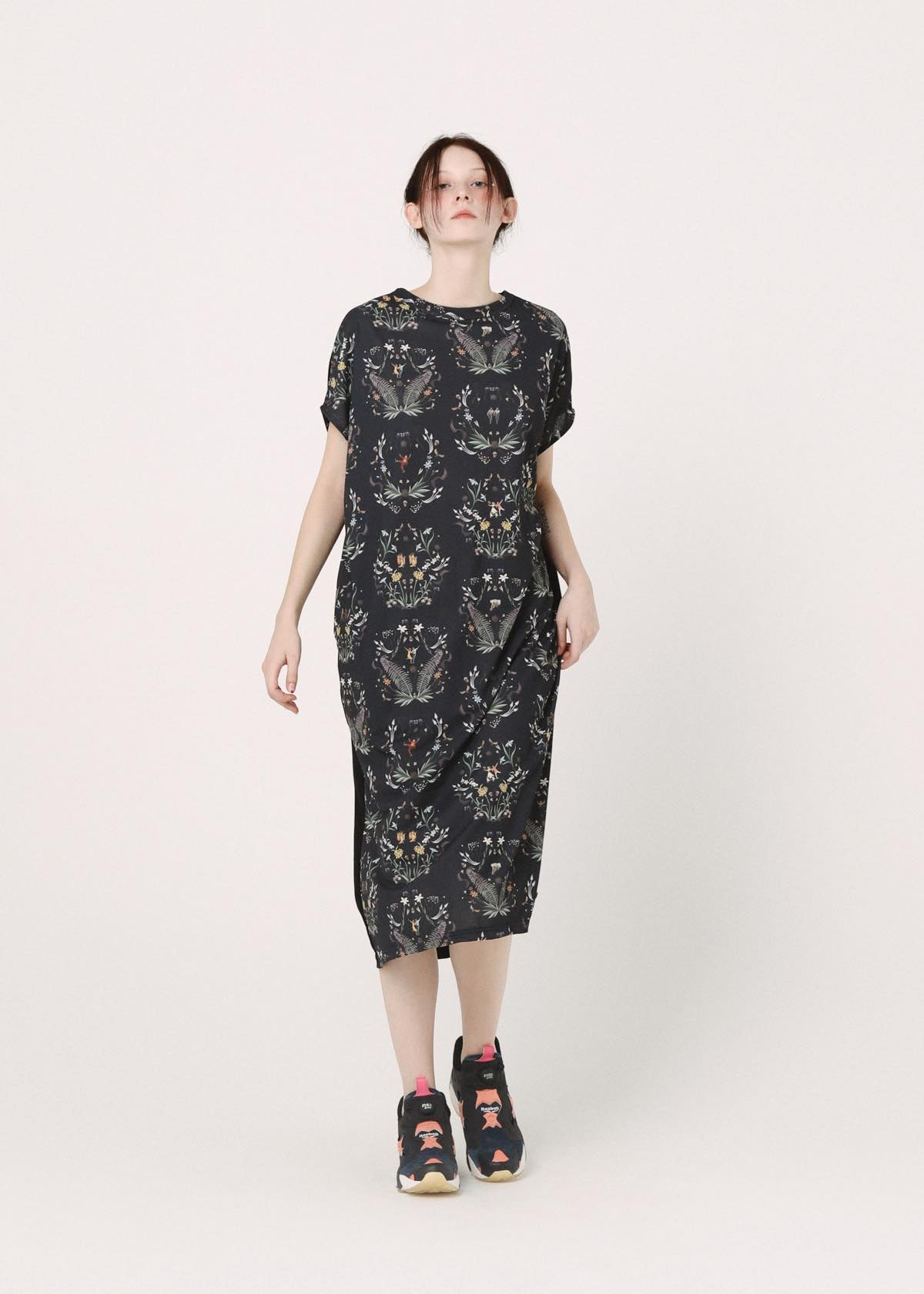 BEDSIDEDRAMA / Dance In The Garden One-piece - BLACK