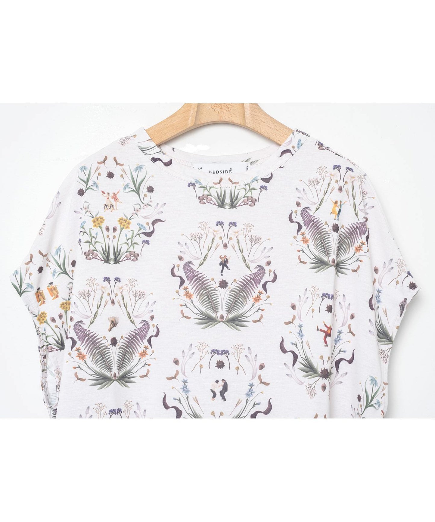 BEDSIDEDRAMA / Dance In The Garden Tee - NATURAL