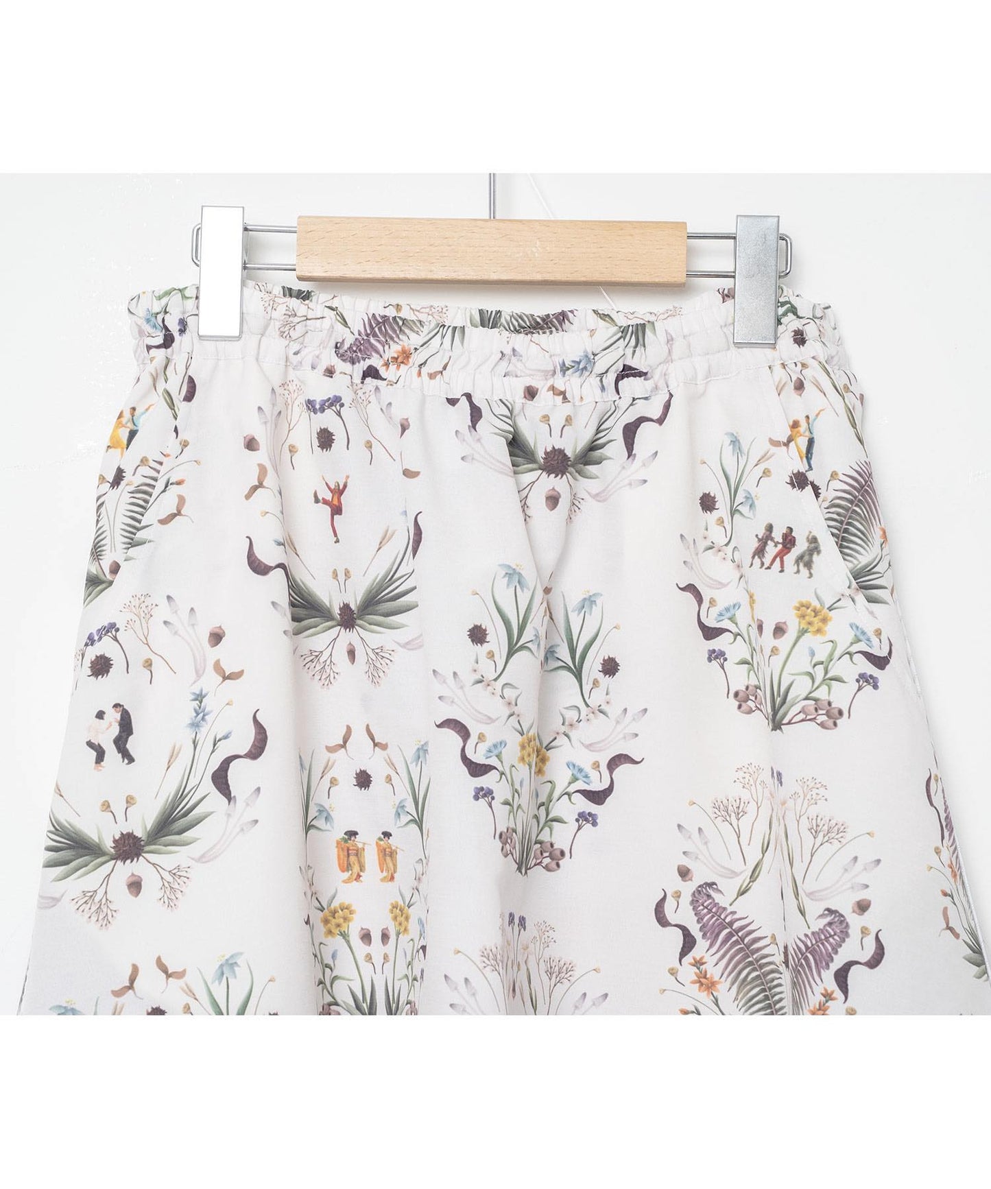 BEDSIDEDRAMA / Dance In The Garden Wide Pants - NATURAL