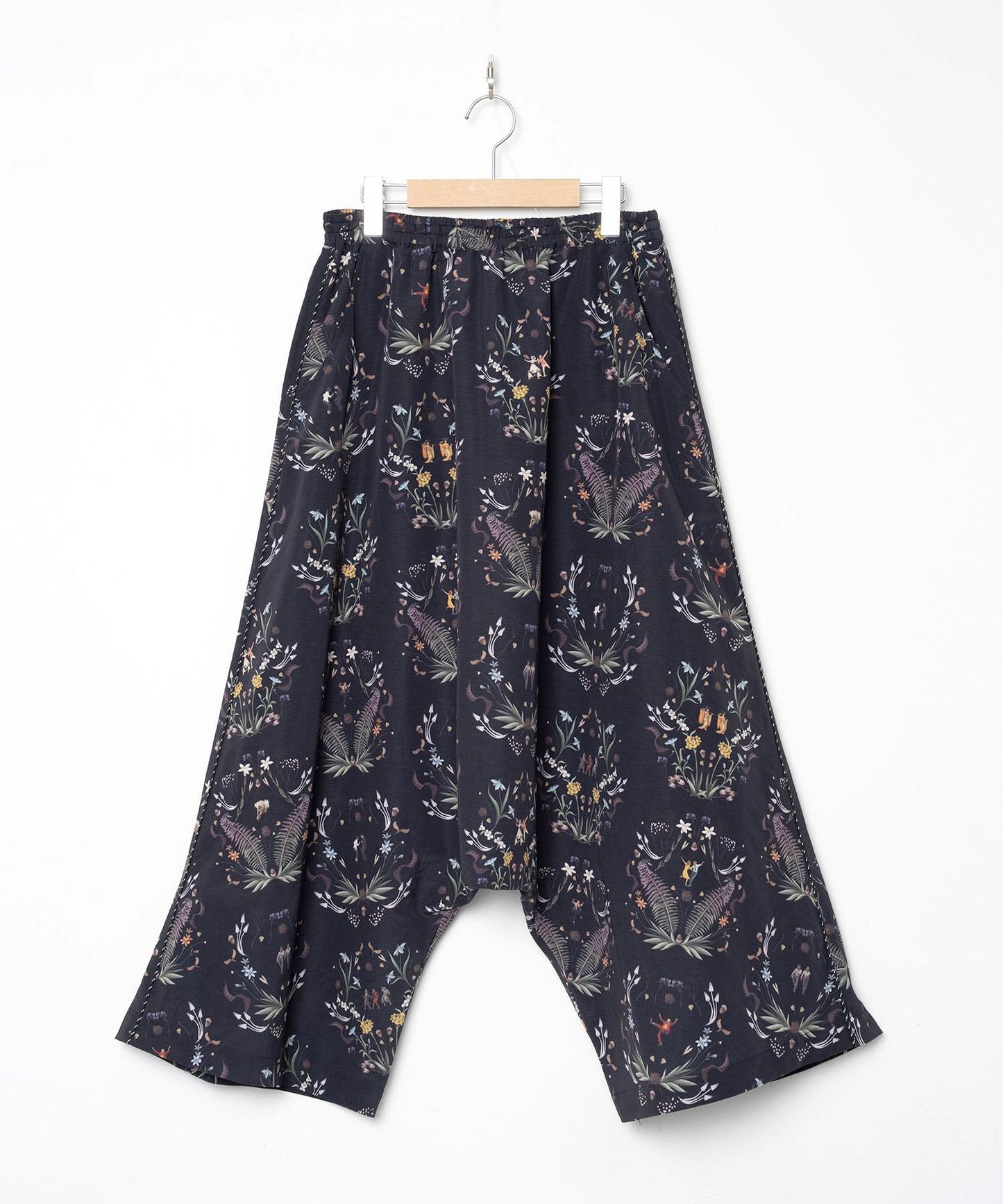 BEDSIDEDRAMA / Dance In The Garden Wide Pants - BLACK
