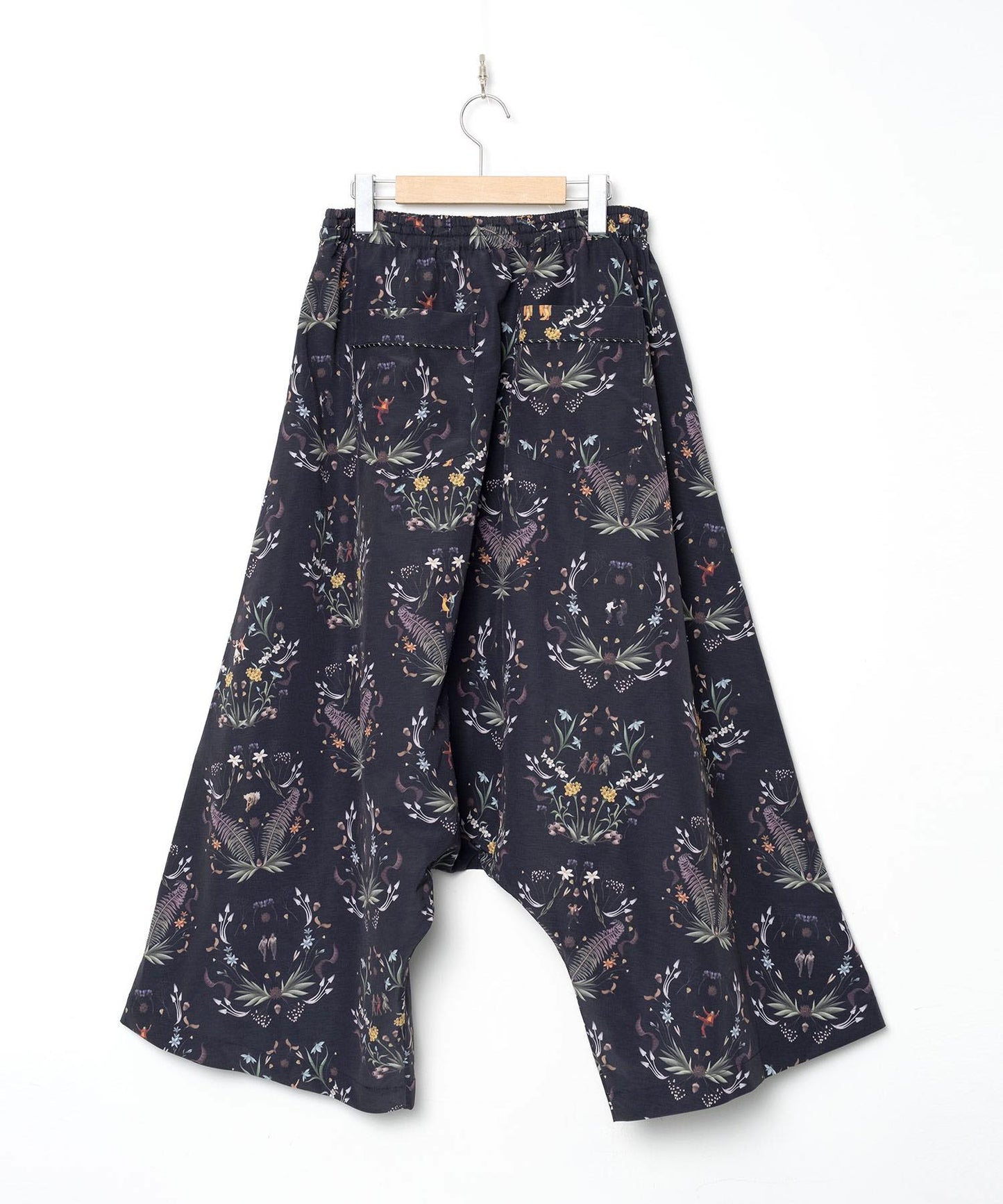 BEDSIDEDRAMA / Dance In The Garden Wide Pants - BLACK