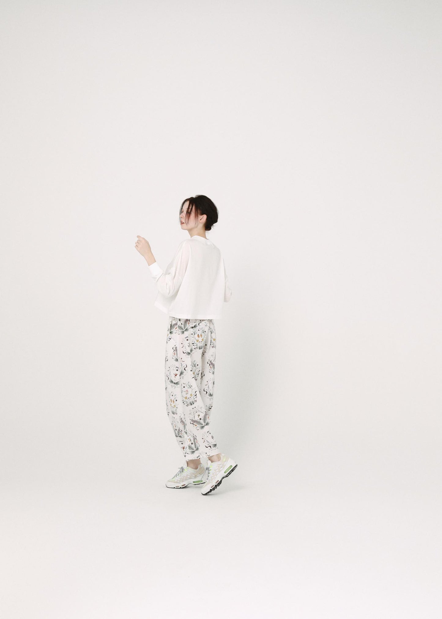 BEDSIDEDRAMA / Dance In The Garden Wide Pants - NATURAL