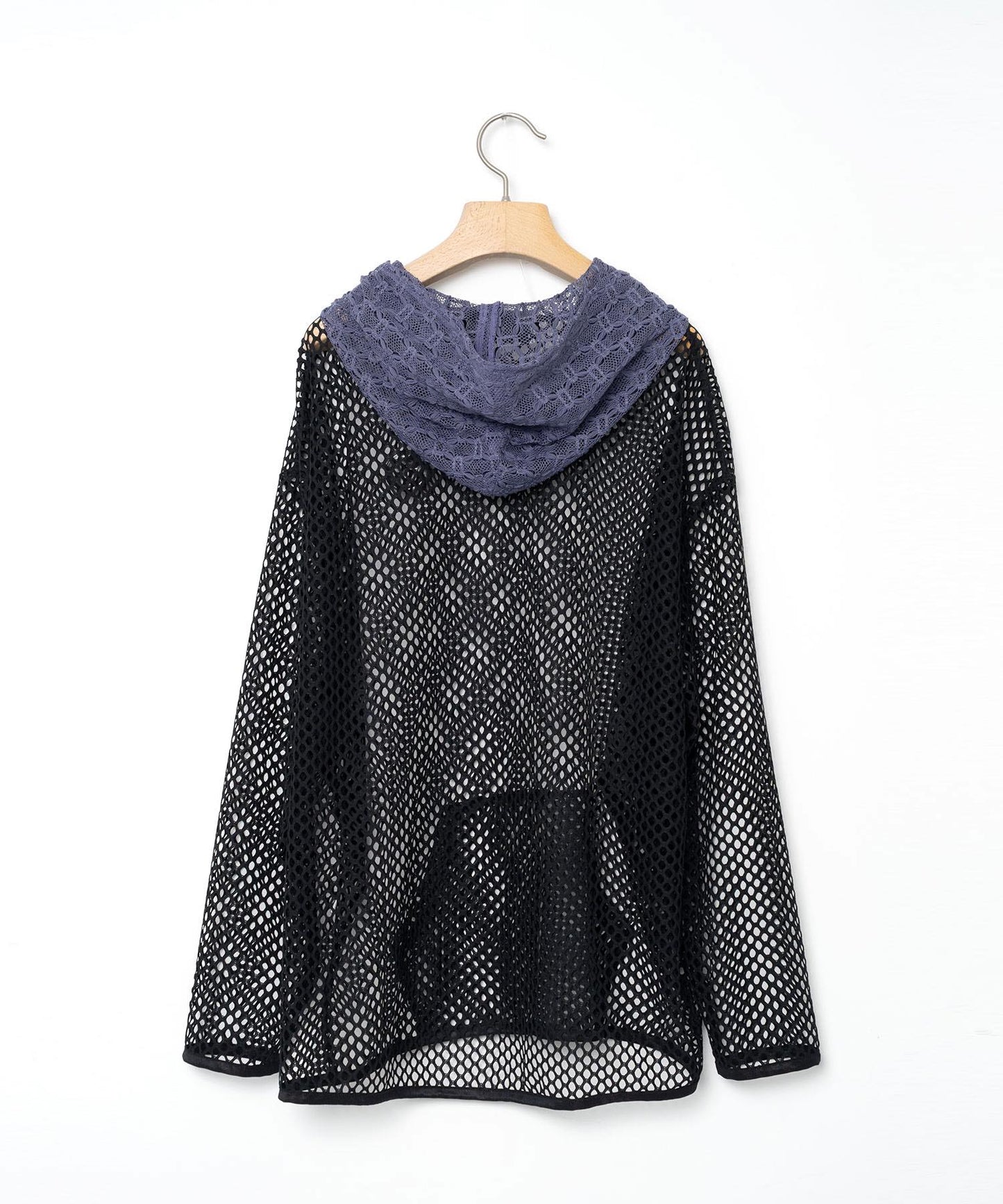 BEDSIDEDRAMA / Ultra Mesh Hoodie - BLACK