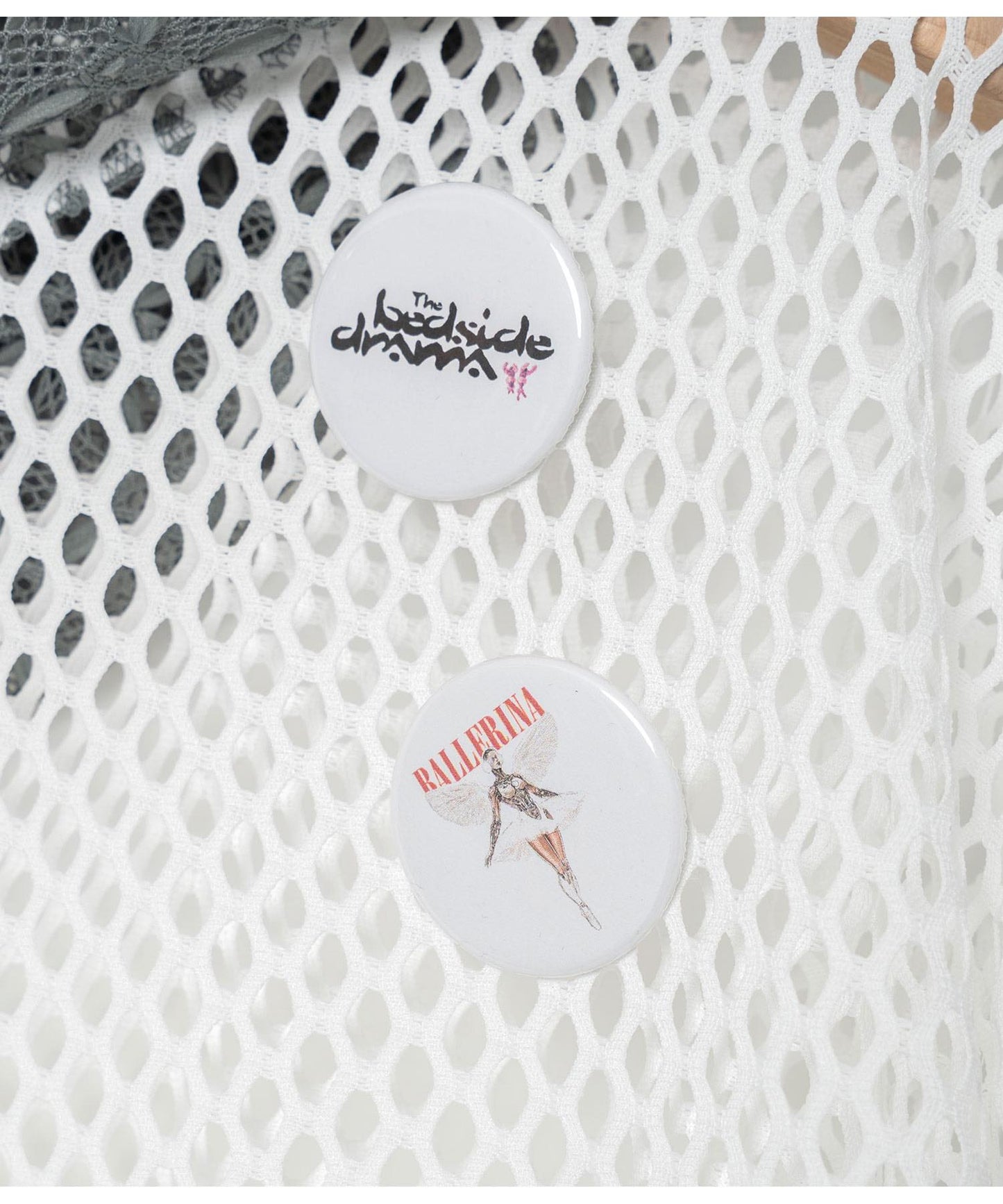 BEDSIDEDRAMA / Ultra Mesh Hoodie - WHITE