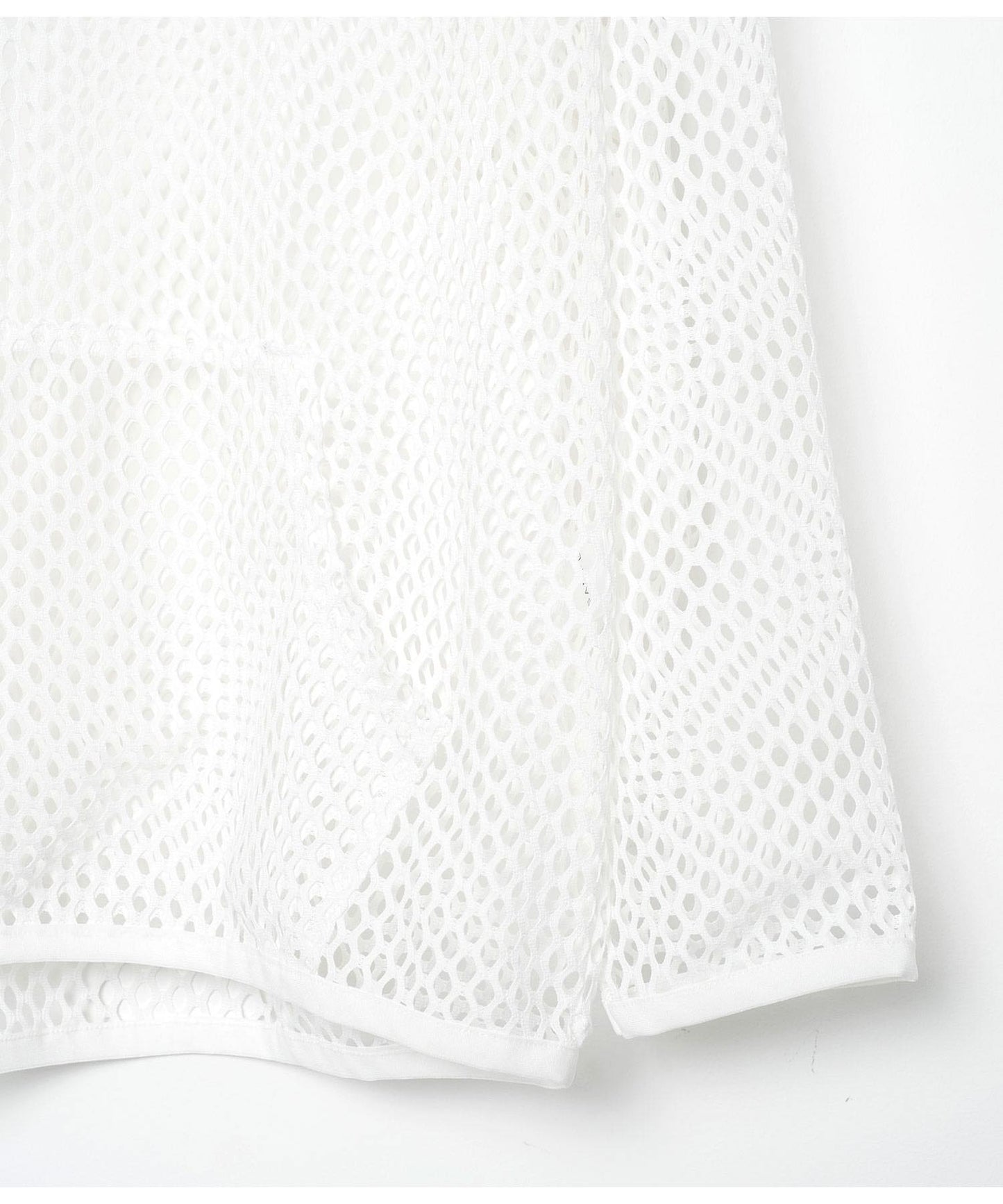 BEDSIDEDRAMA / Ultra Mesh Hoodie - WHITE