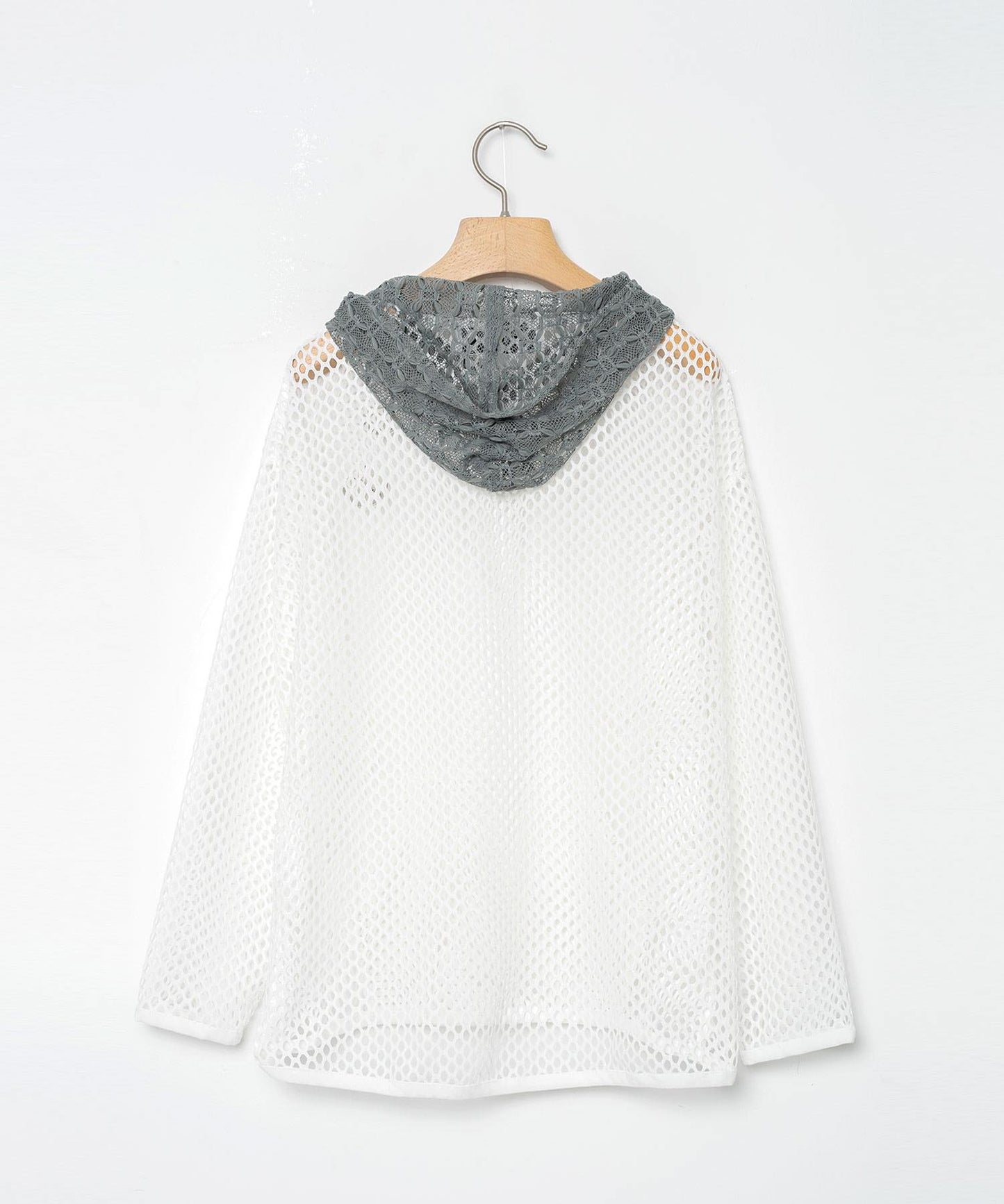 BEDSIDEDRAMA / Ultra Mesh Hoodie - WHITE