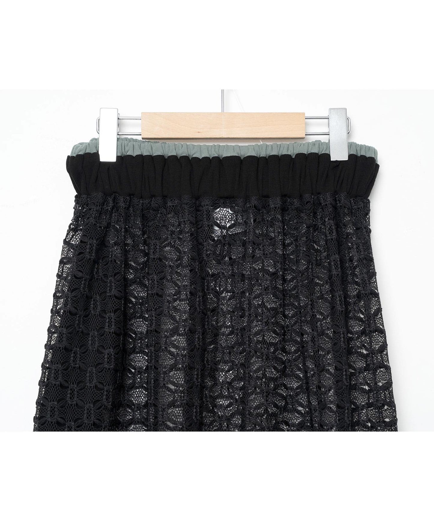 BEDSIDEDRAMA / Ultra Mesh Skirt - BLACK
