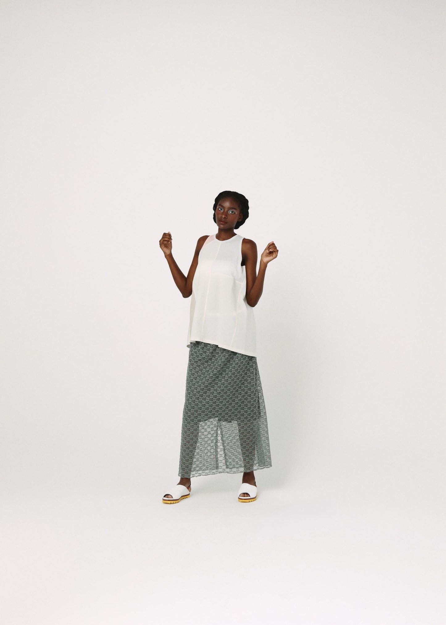 BEDSIDEDRAMA / Ultra Mesh Skirt - MINT