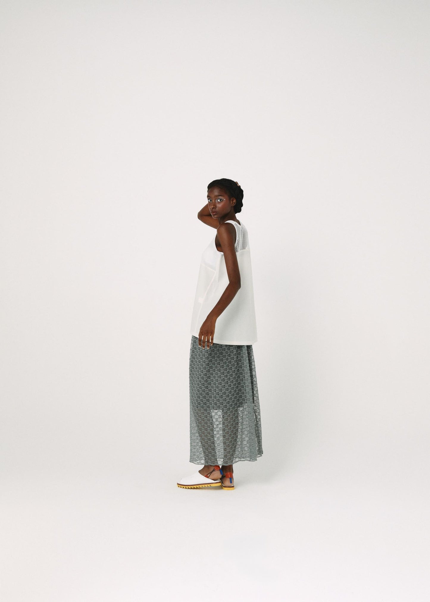 BEDSIDEDRAMA / Ultra Mesh Skirt - MINT