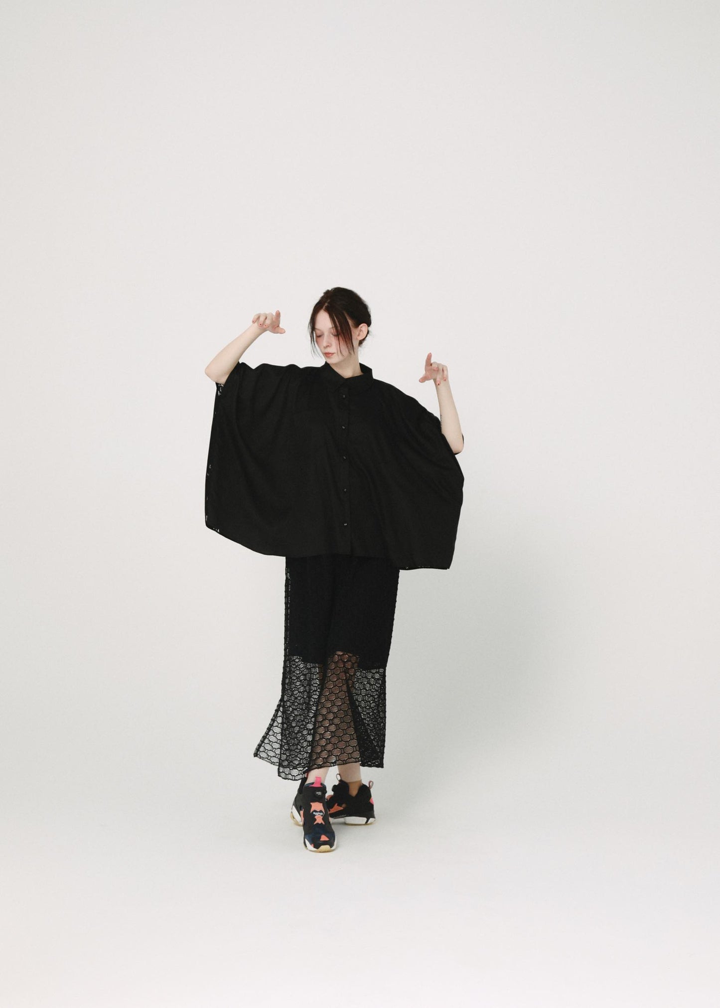 BEDSIDEDRAMA / Ultra Mesh Skirt - BLACK