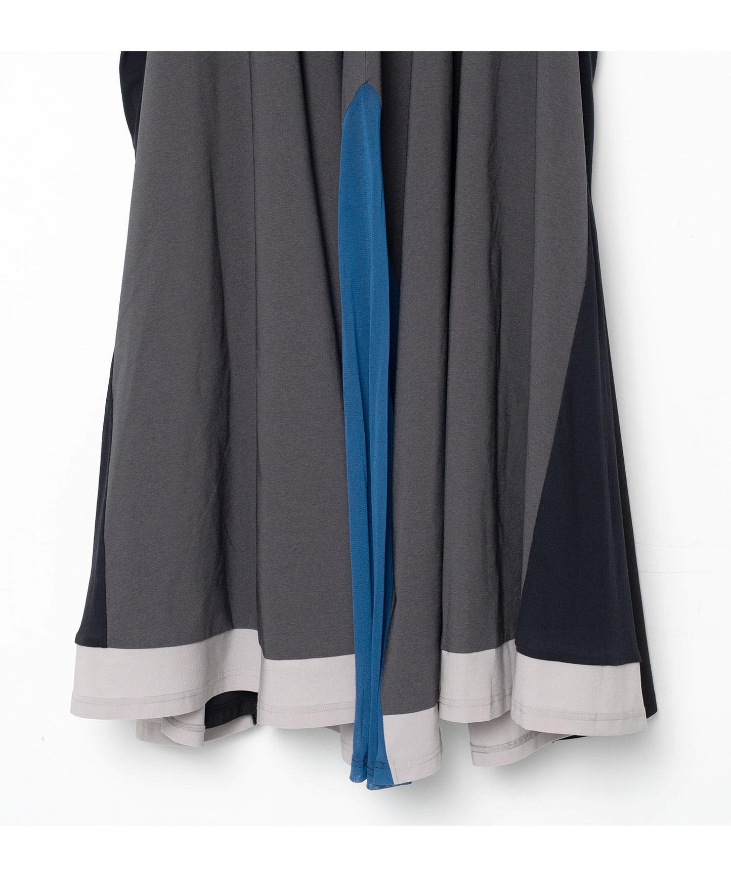 BEDSIDEDRAMA / Draped Maxi Tee Dress - BLACK