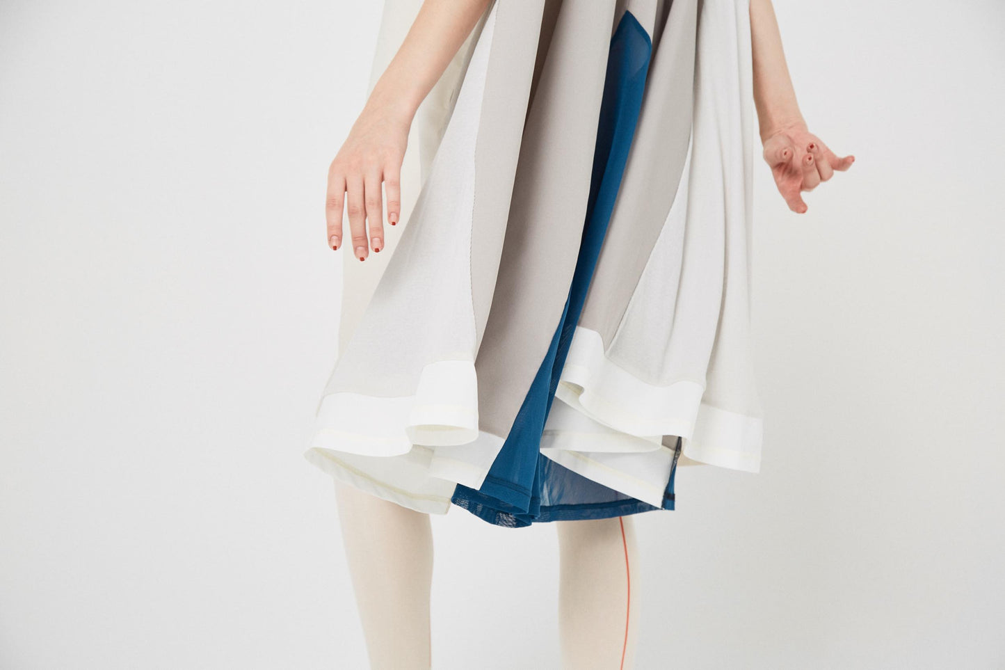BEDSIDEDRAMA / Draped Maxi Tee Dress - L.GREY