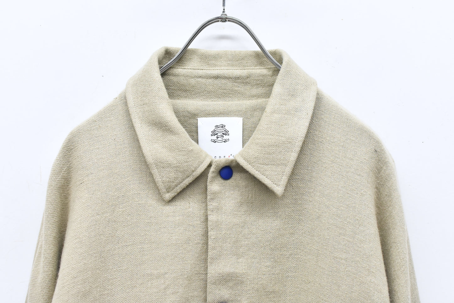 STOF / 先行予約 COLOR MIX LINEN WOOL COAT - G.BEIGE