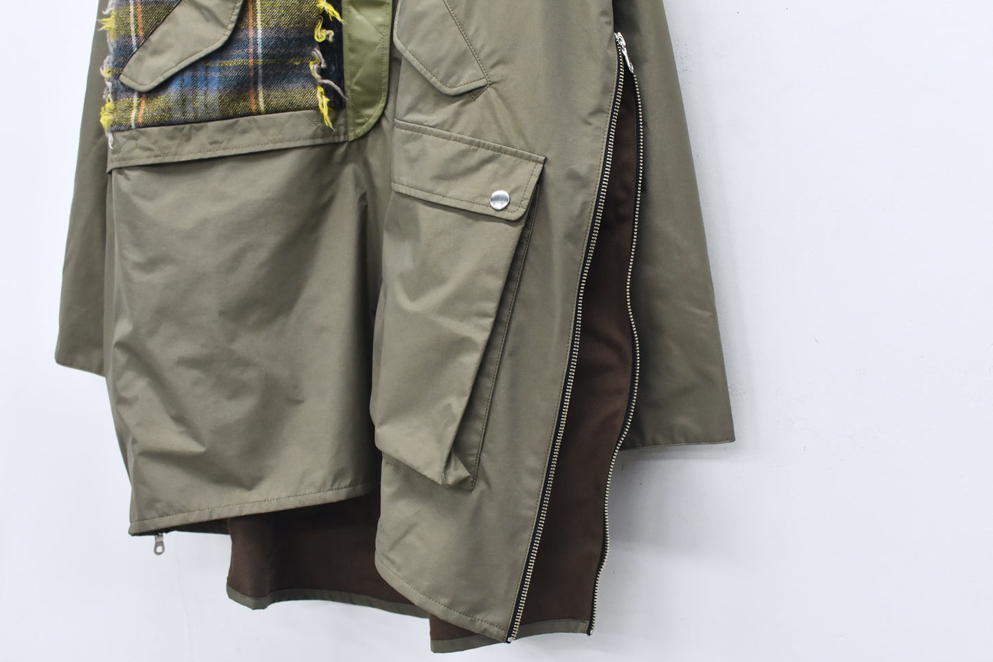 STOF / 先行予約 WOOL MIX PULLOVER COAT - KHAKI
