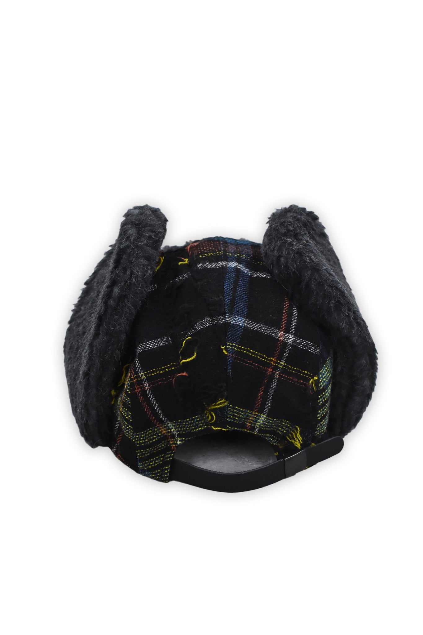 STOF / 先行予約 WOOL CHECK RUSSIAN CAP - BLACK