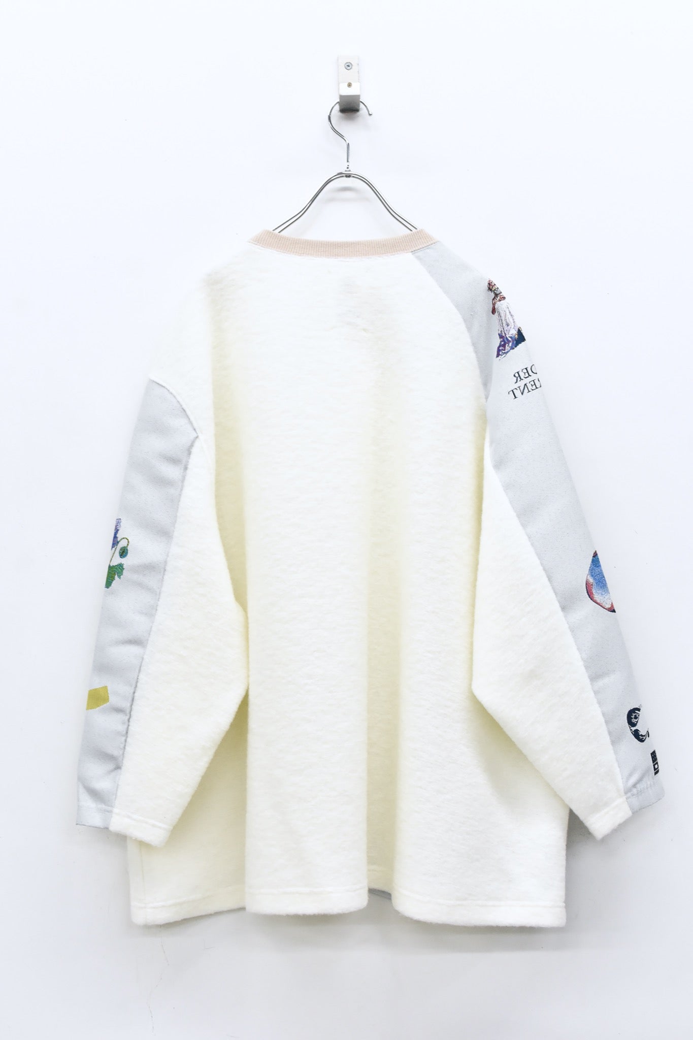 STOF / 先行予約 FLAGMENTS MIX PULLOVER - WHITE