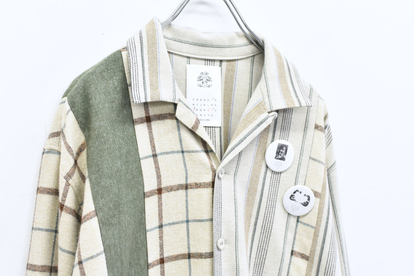 STOF / 先行予約 MIX STRIPE SHIRTS - BEIGE
