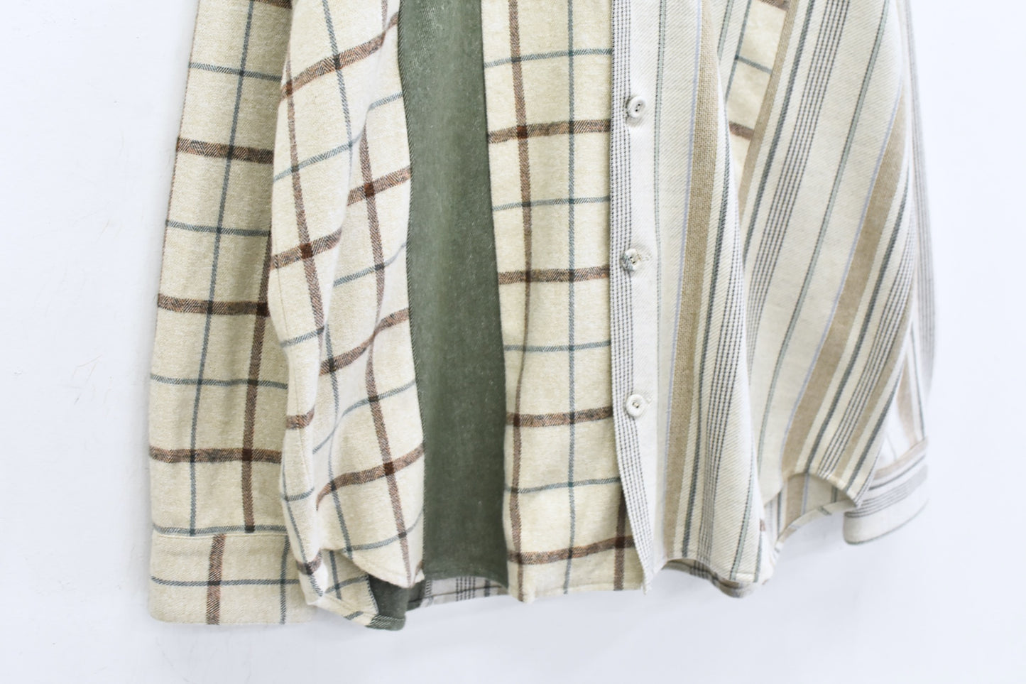 STOF / 先行予約 MIX STRIPE SHIRTS - BEIGE