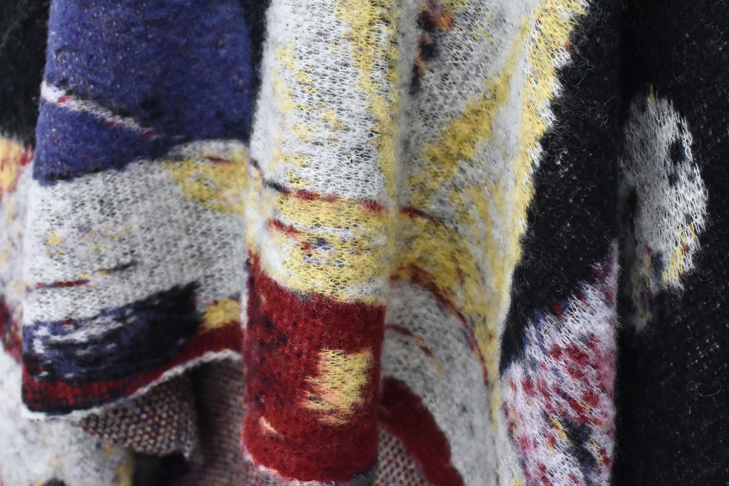 STOF / 先行予約 STAR MOHAIR KNIT BLANKET - BLACK