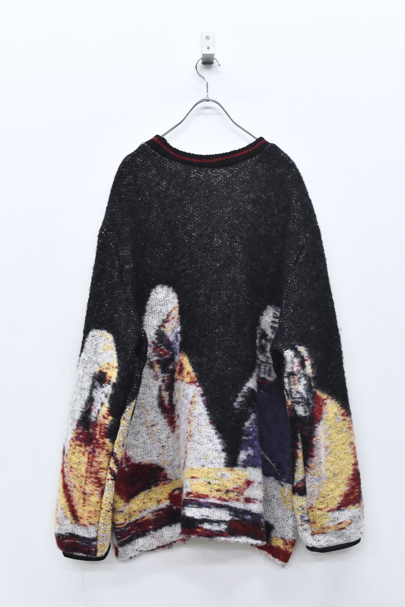 STOF / 先行予約 STAR MOHAIR KNIT SWEATER - BLACK