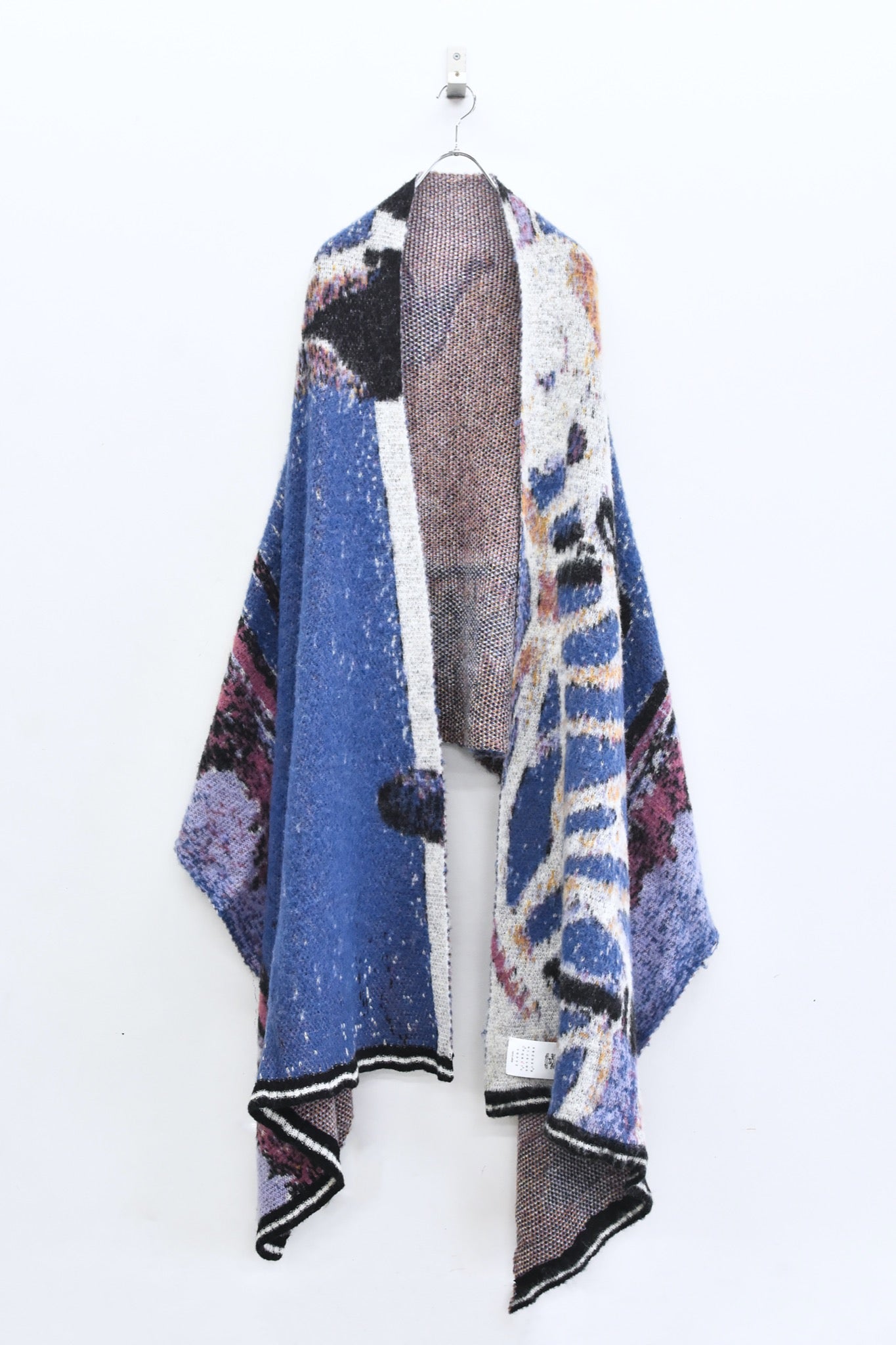 STOF / 先行予約 STAR MOHAIR KNIT BLANKET - BLUE