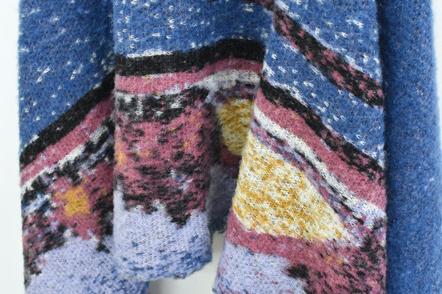 STOF / 先行予約 STAR MOHAIR KNIT BLANKET - BLUE