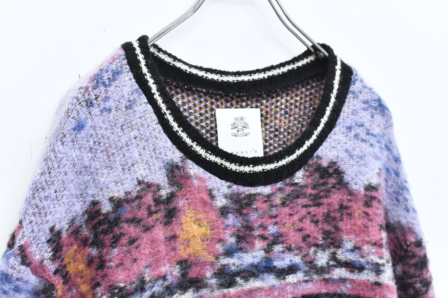 STOF / 先行予約 STAR MOHAIR KNIT SWEATER - BLUE