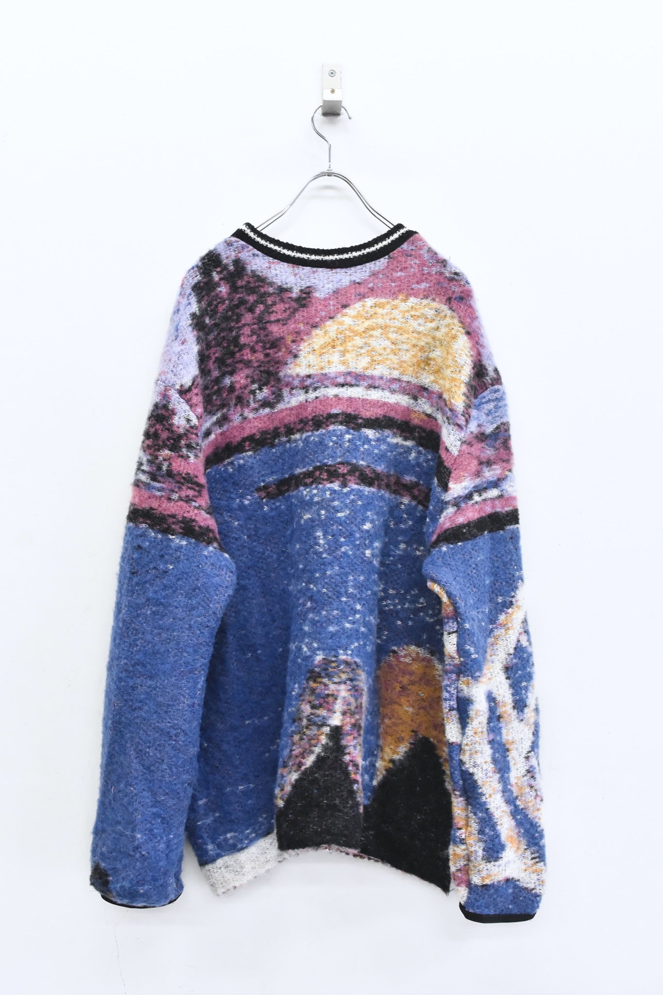 STOF / 先行予約 STAR MOHAIR KNIT SWEATER - BLUE