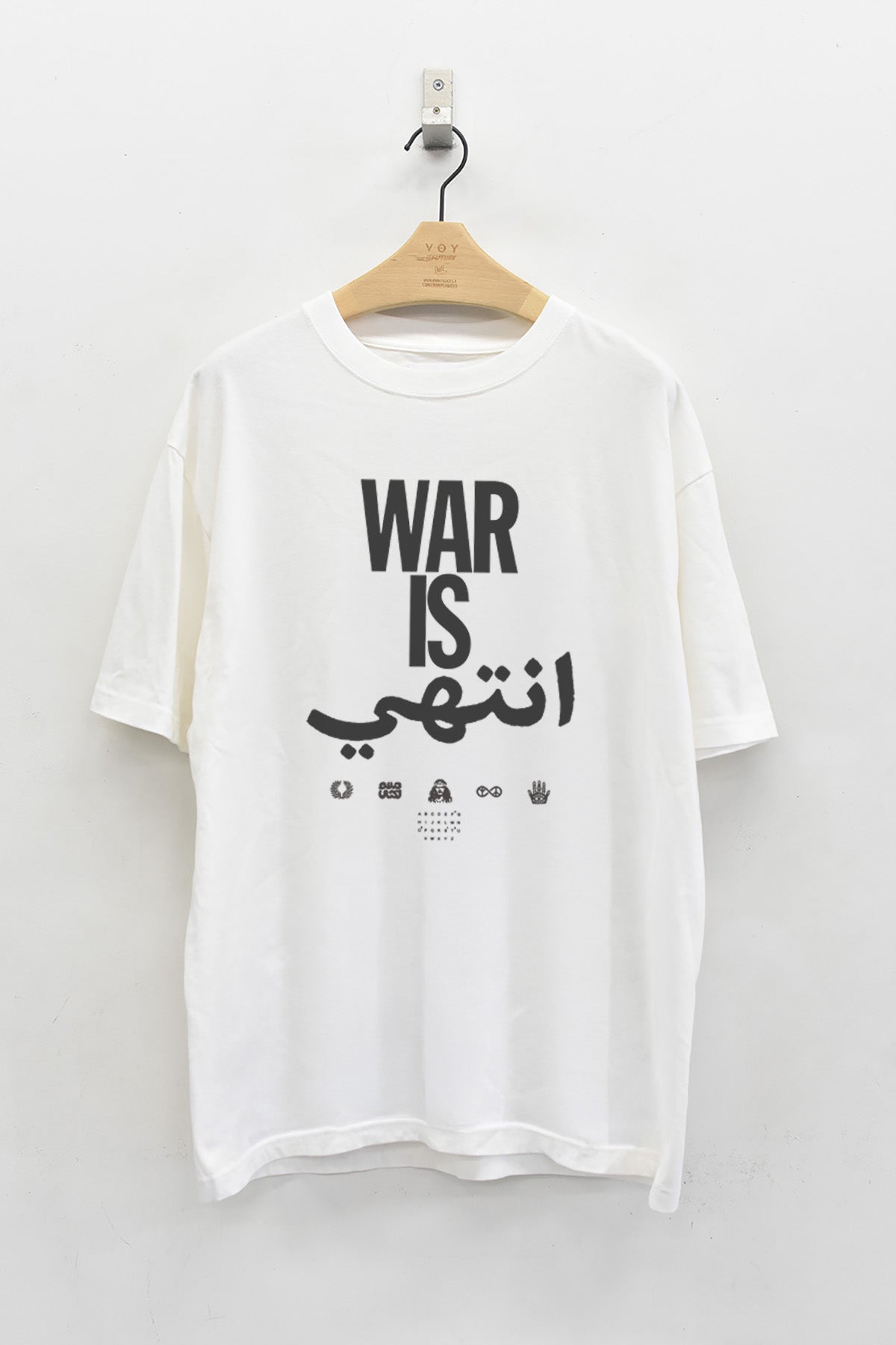 先行予約 STOF / PIGMENT-DYED TEE / WAR IS OVER