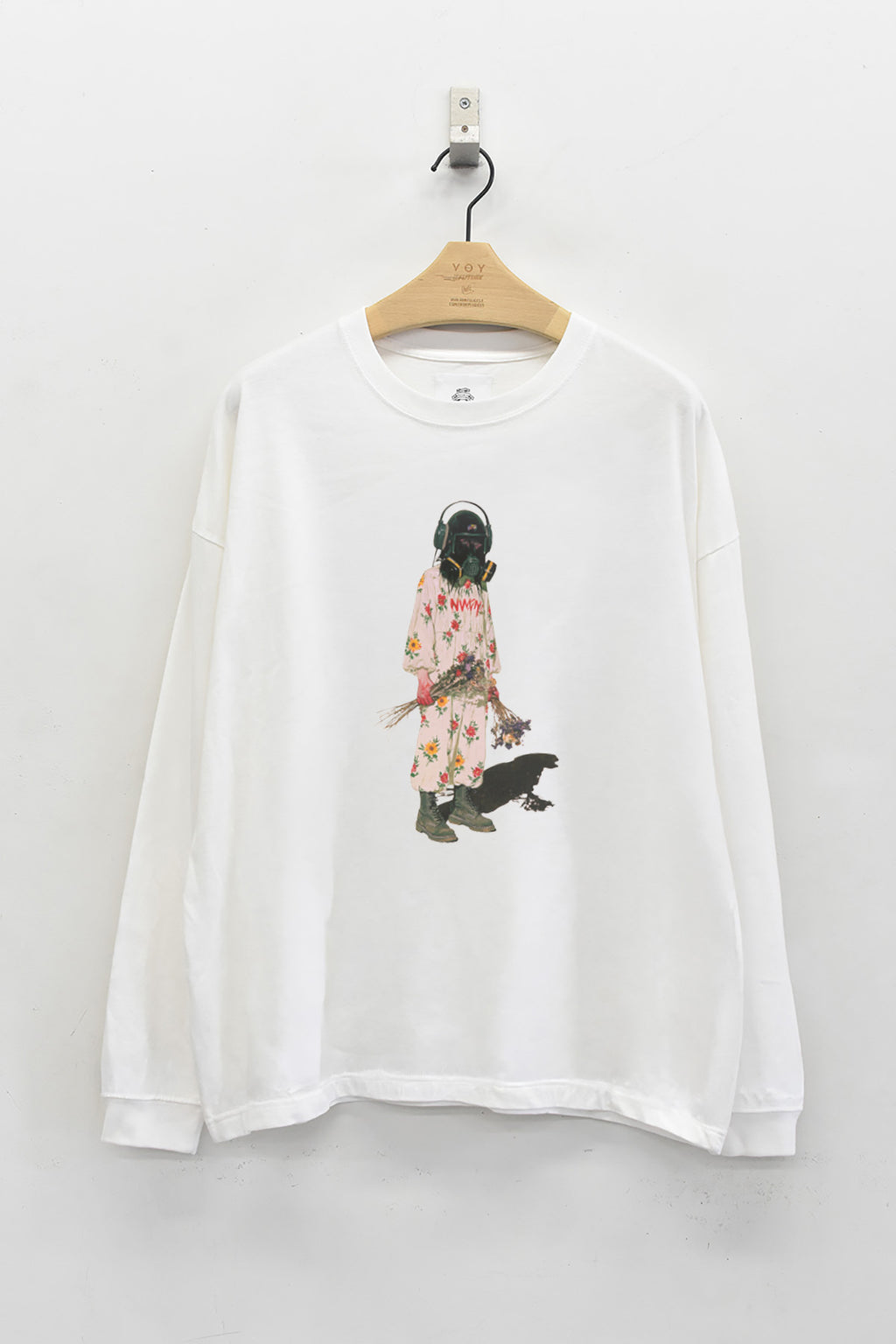 先行予約 STOF / PIGMENT-DYED L/S TEE / FLOWER DRIFTER